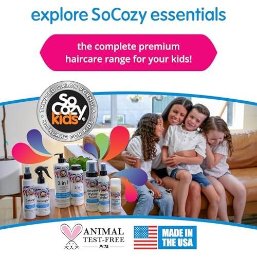 SoCozy Champú Acondicionador 3 en 1 para Niños 311g