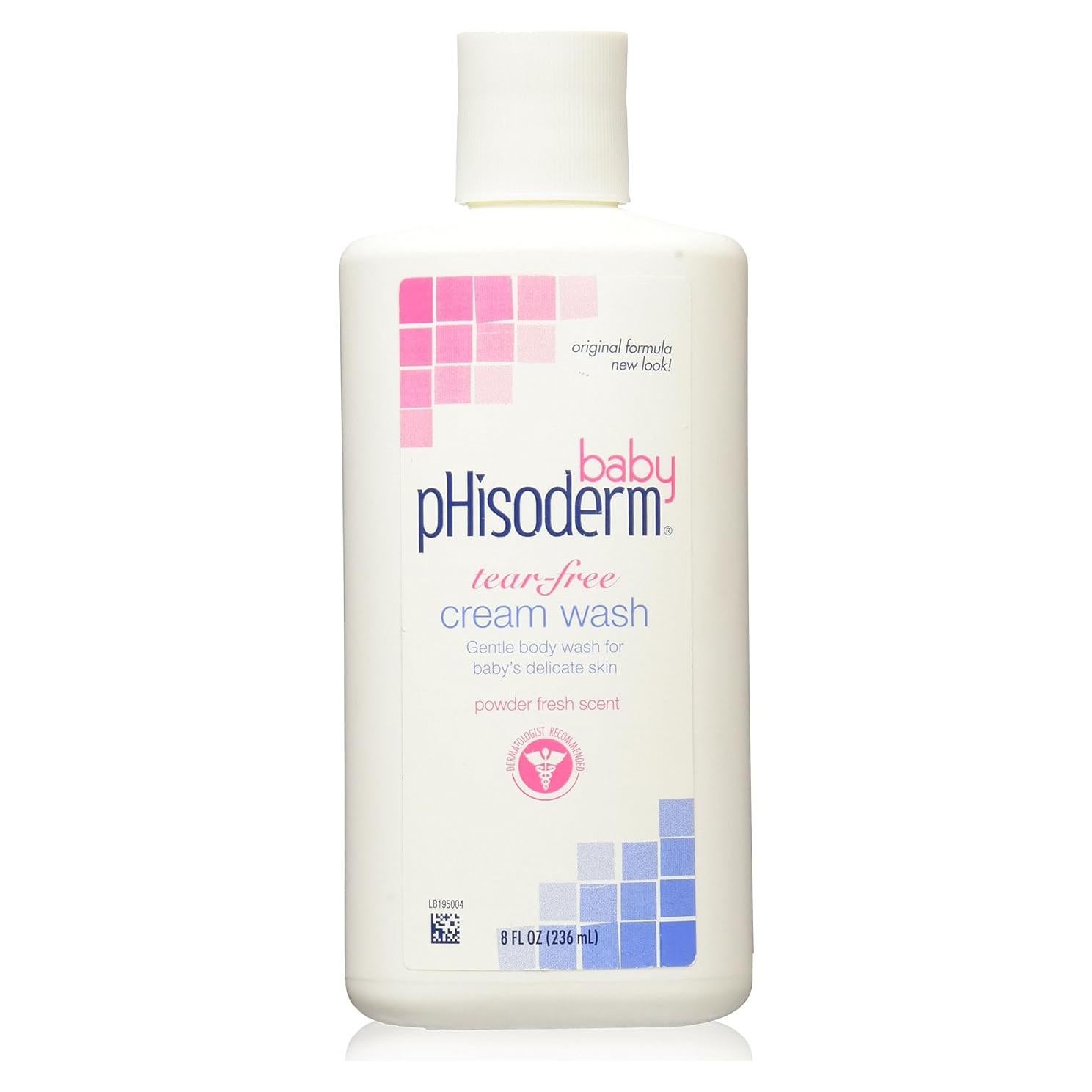 Crema Lavadora para Bebés Phisoderm 226.8 g - Limpieza Suave