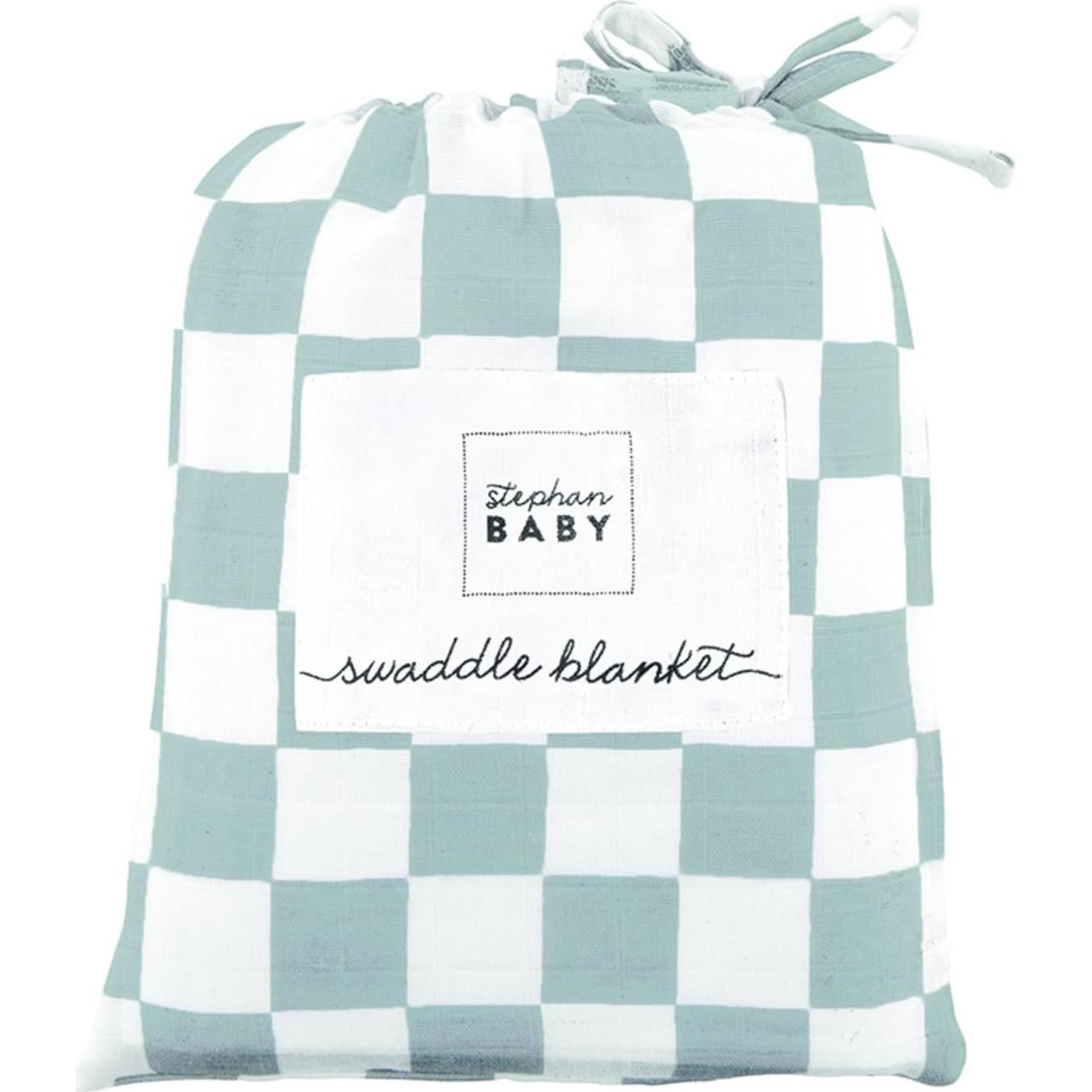 Manta y Bolsa para Envolver Bebés Stephan Baby 114 cm Cuadrada