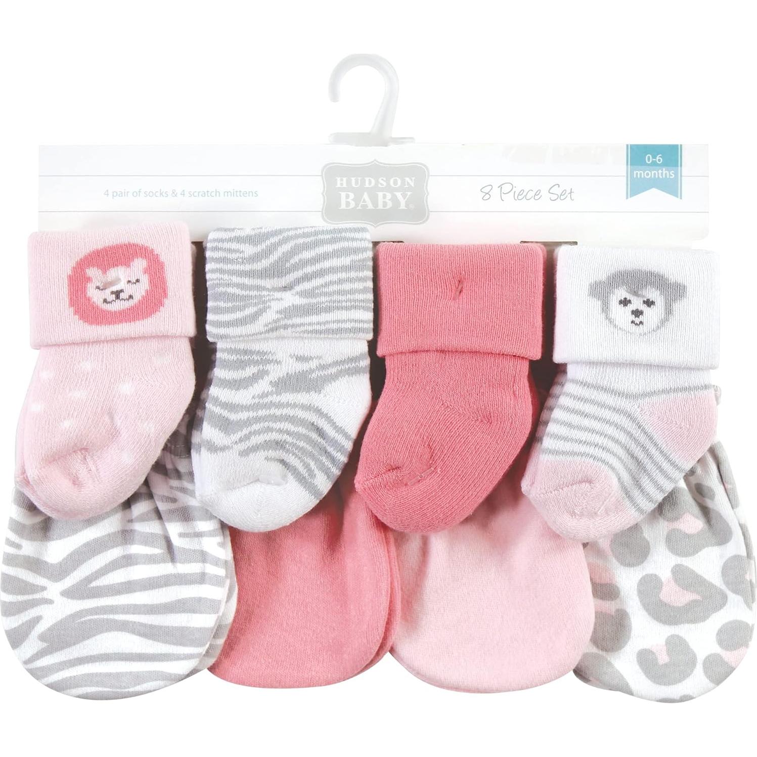 Conjunto de Calcetines y Manoplas Hudson Baby 0-6 meses