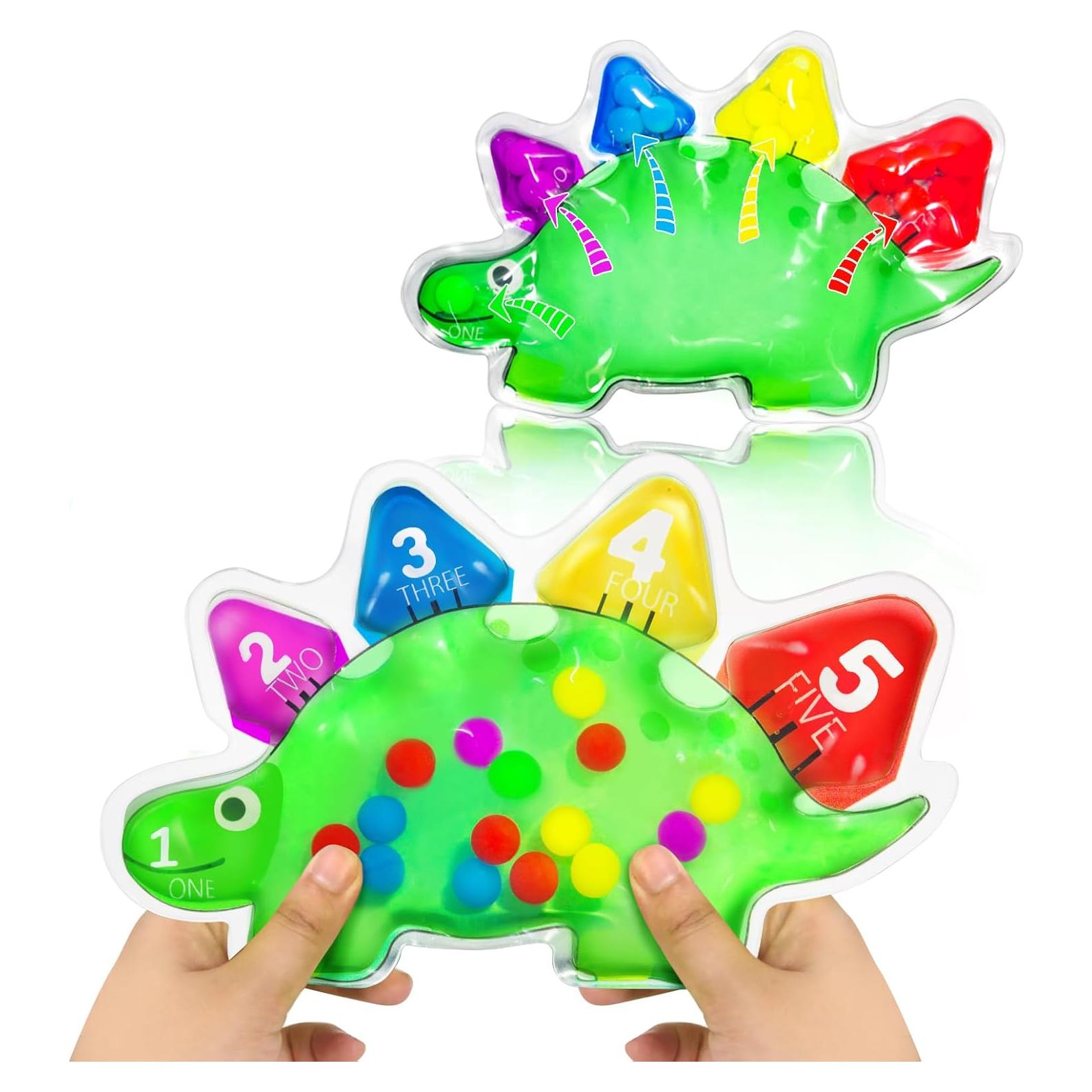 Juguete Sensorial Montessori Dinosaurio ElapseGlow 20x12 cm