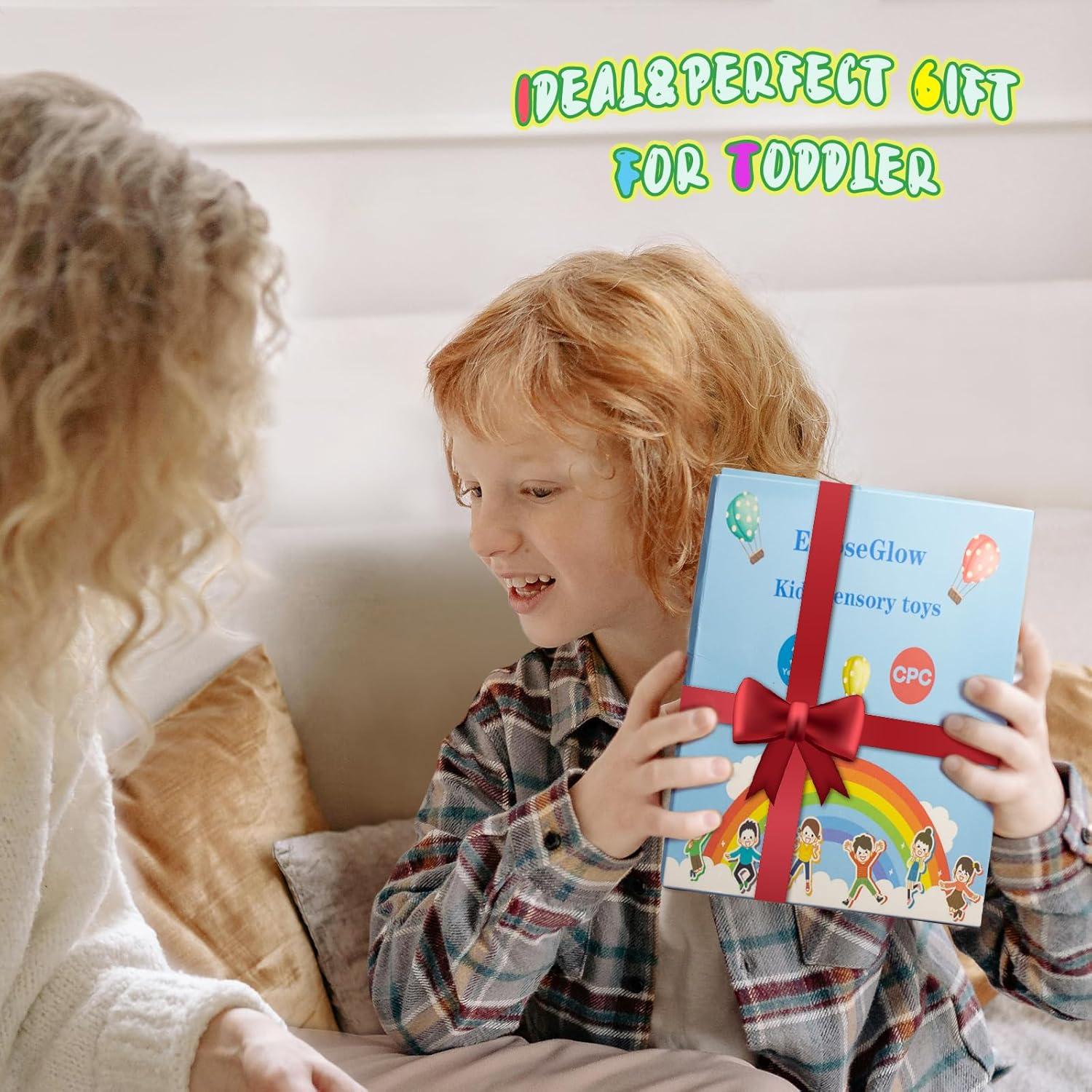 Juguete Sensorial Montessori Dinosaurio ElapseGlow 20x12 cm