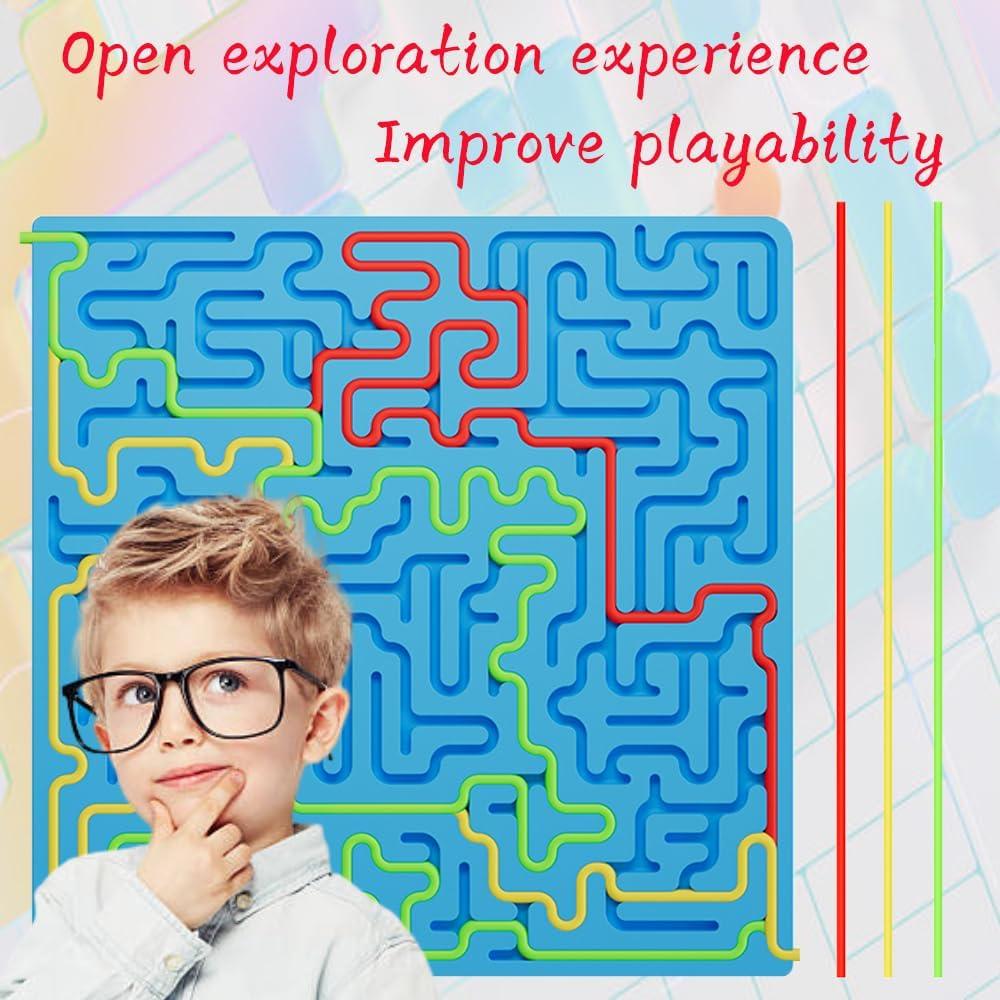 Tablero Sensorial Antiestrés DriftLink Azul 5x5 cm para Niños y Adultos