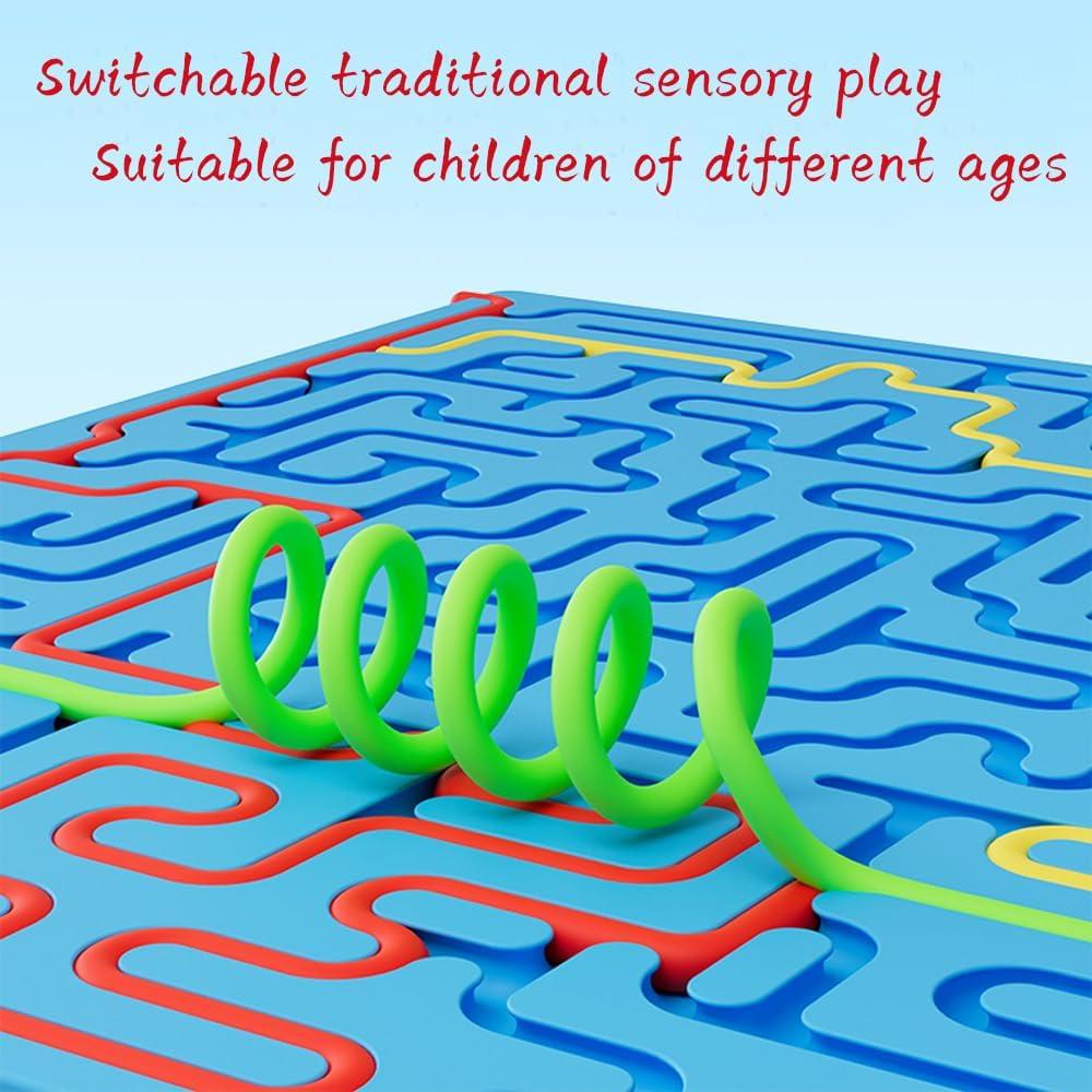 Tablero Sensorial Antiestrés DriftLink Azul 5x5 cm para Niños y Adultos