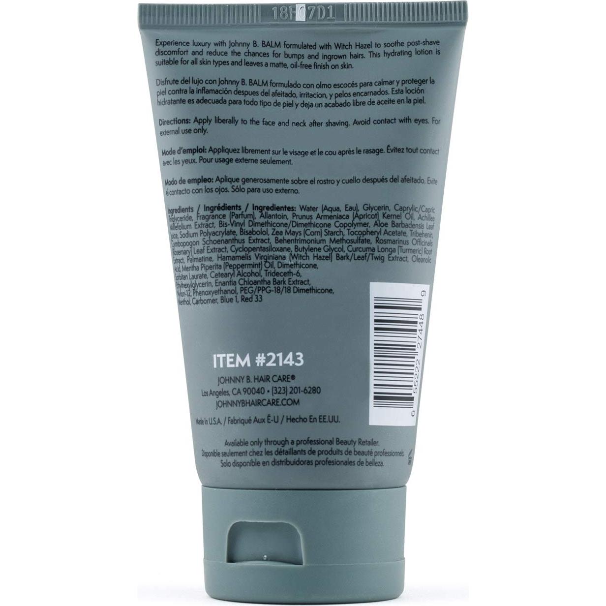 Bálsamo After Shave Johnny B. 85g - Acondicionador para Barba