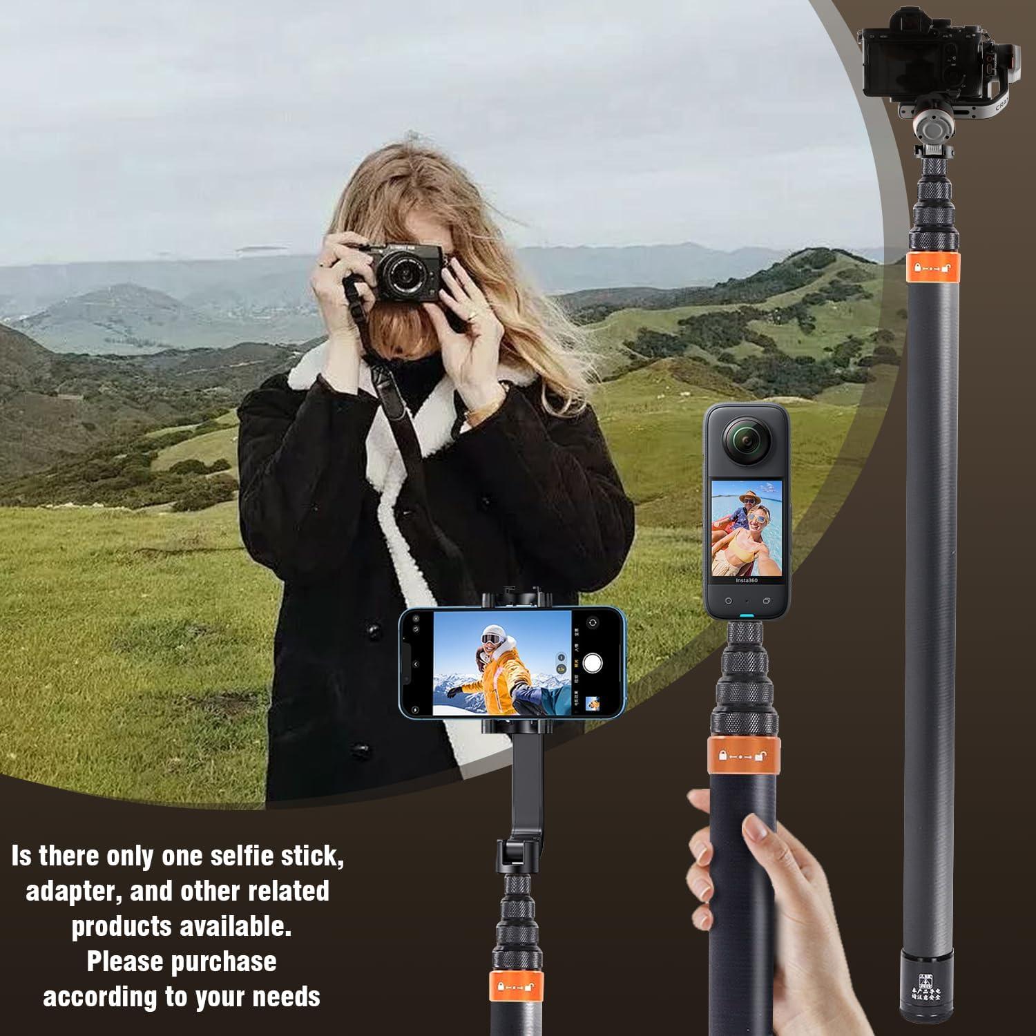 Palo de Selfie Extensible Loiezuir 3M para Insta360 X3/X2