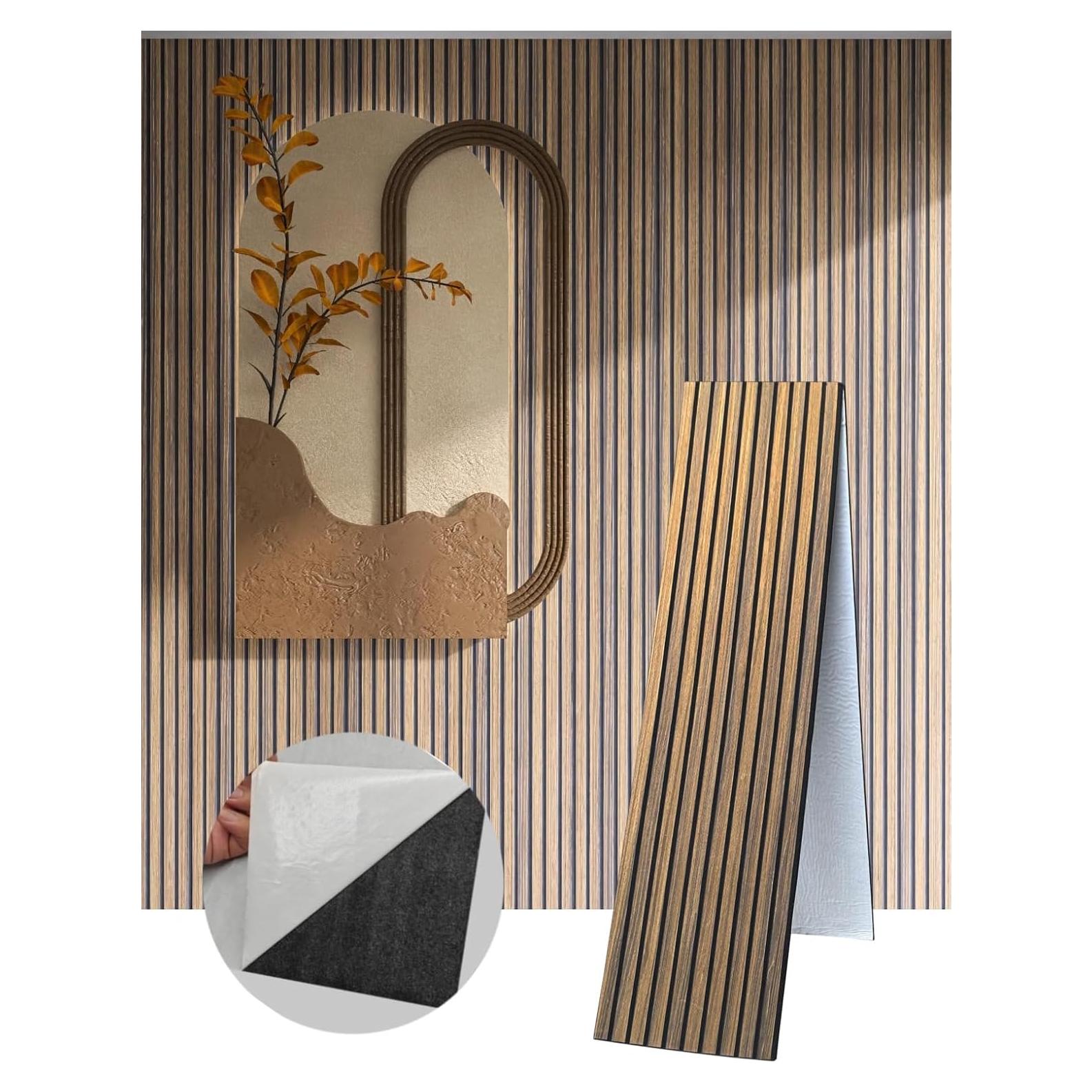 Paneles de Pared 3D Autoadhesivos RozingStar Nogal Oscuro 240x30 cm