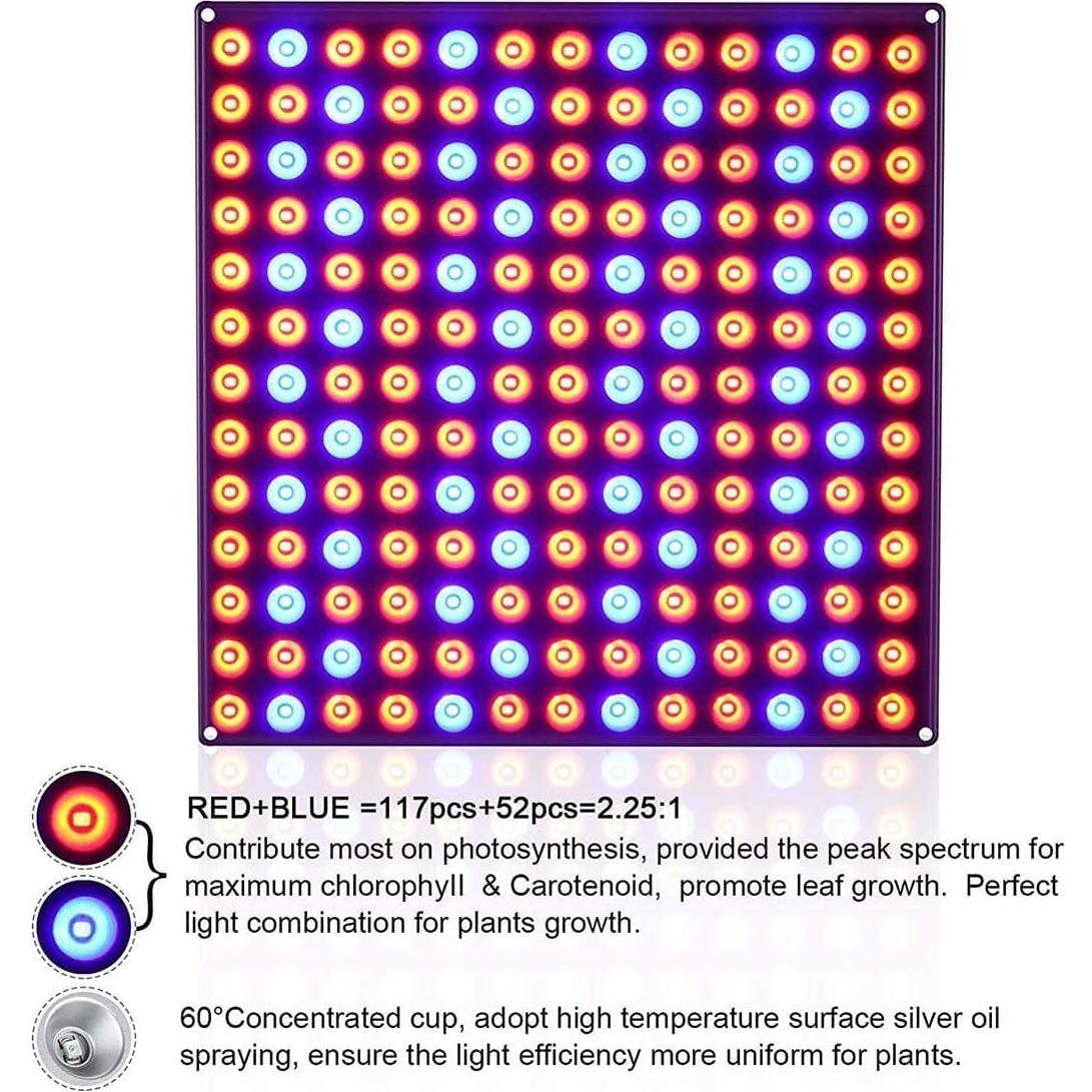 Luz de Cultivo LED CUPAN 28W Espectro Completo para Plantas