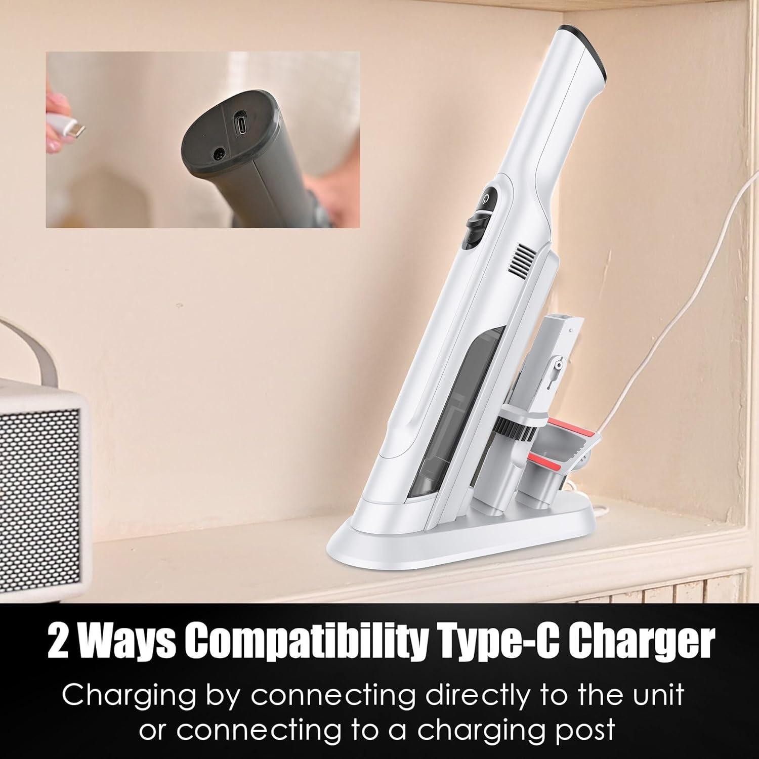 Aspiradora de Mano Inalámbrica PROMOMO 711PRO14000PA 0.64kg