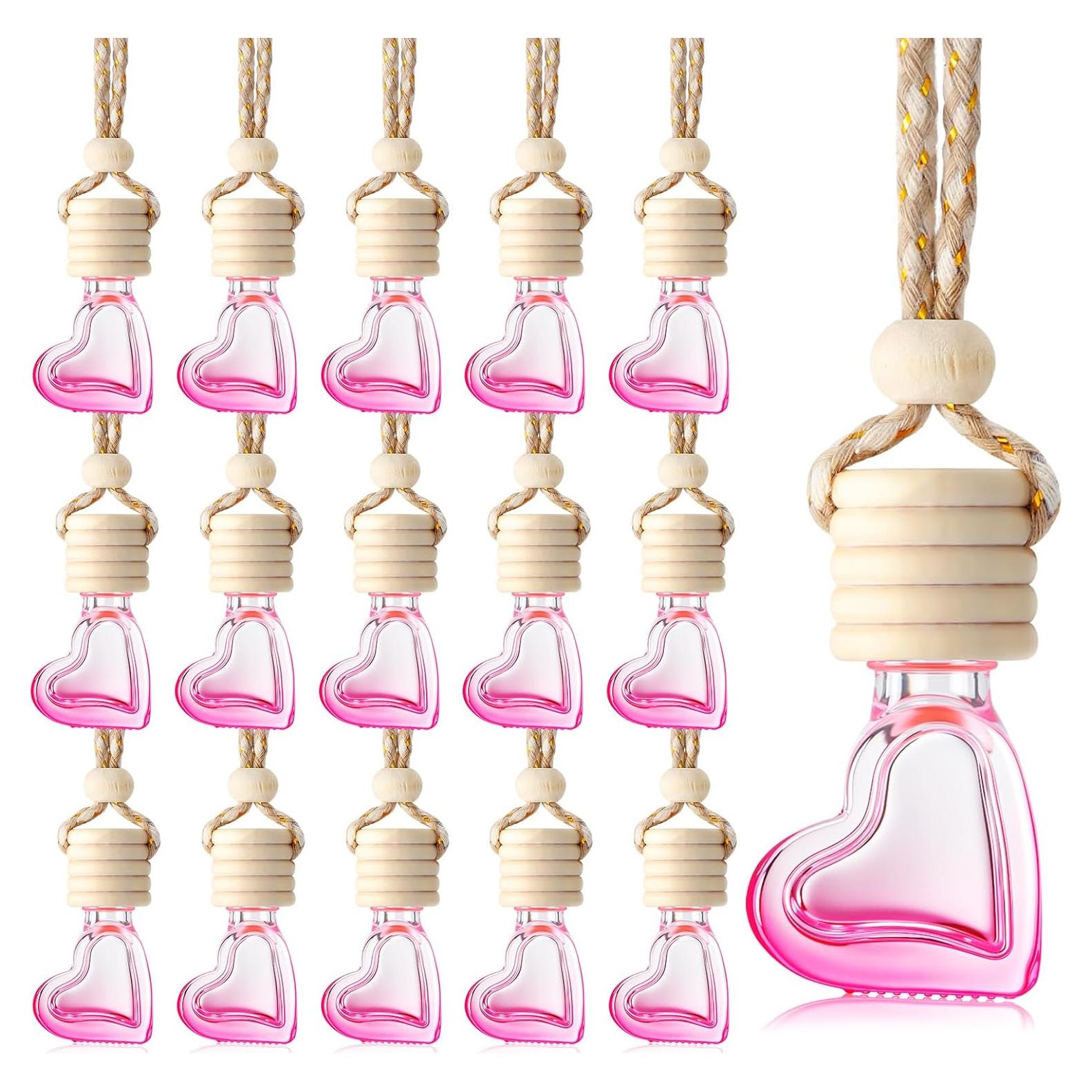 20 Piezas Ambientador de Aire Colgante LOYIM Corazón Rosa