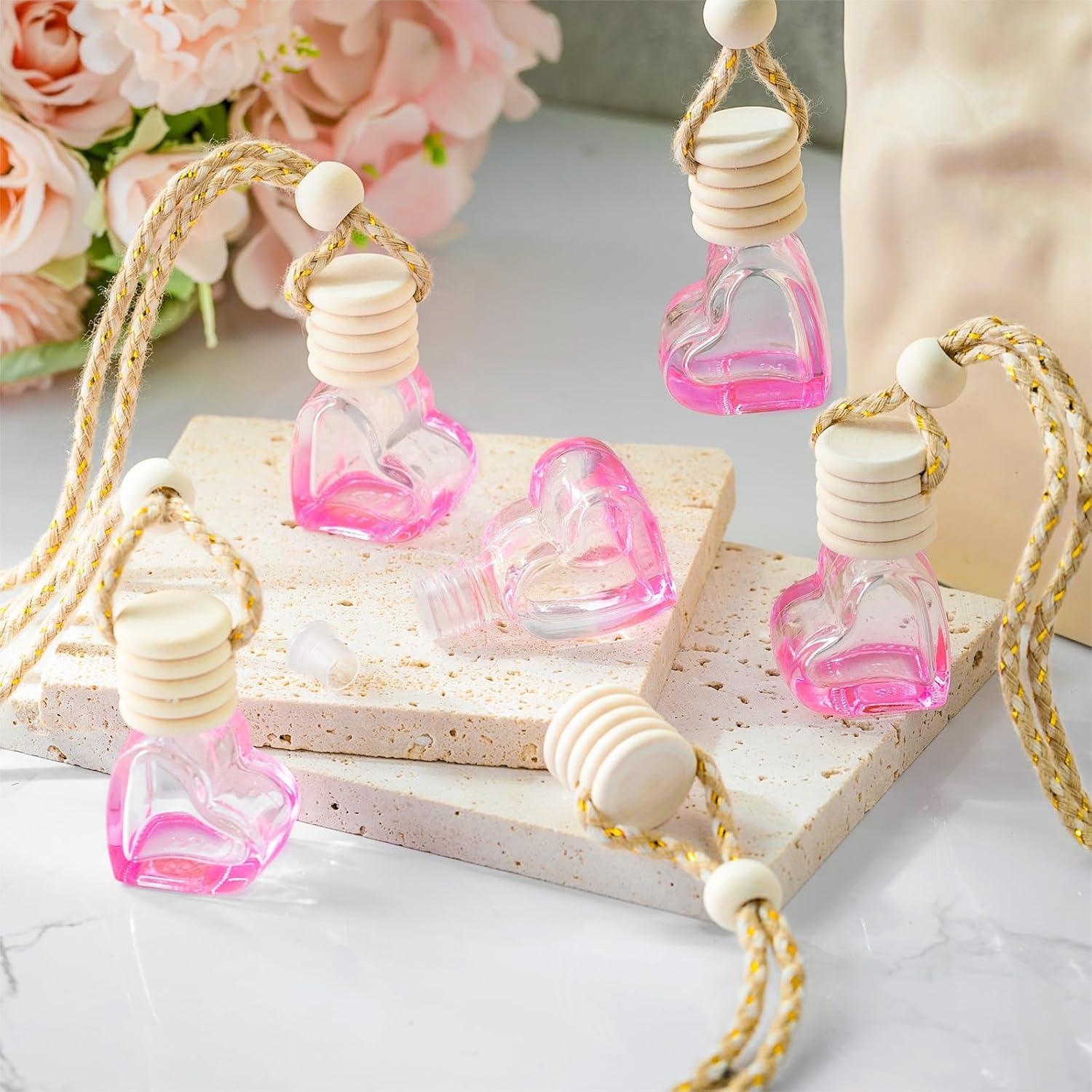 20 Piezas Ambientador de Aire Colgante LOYIM Corazón Rosa