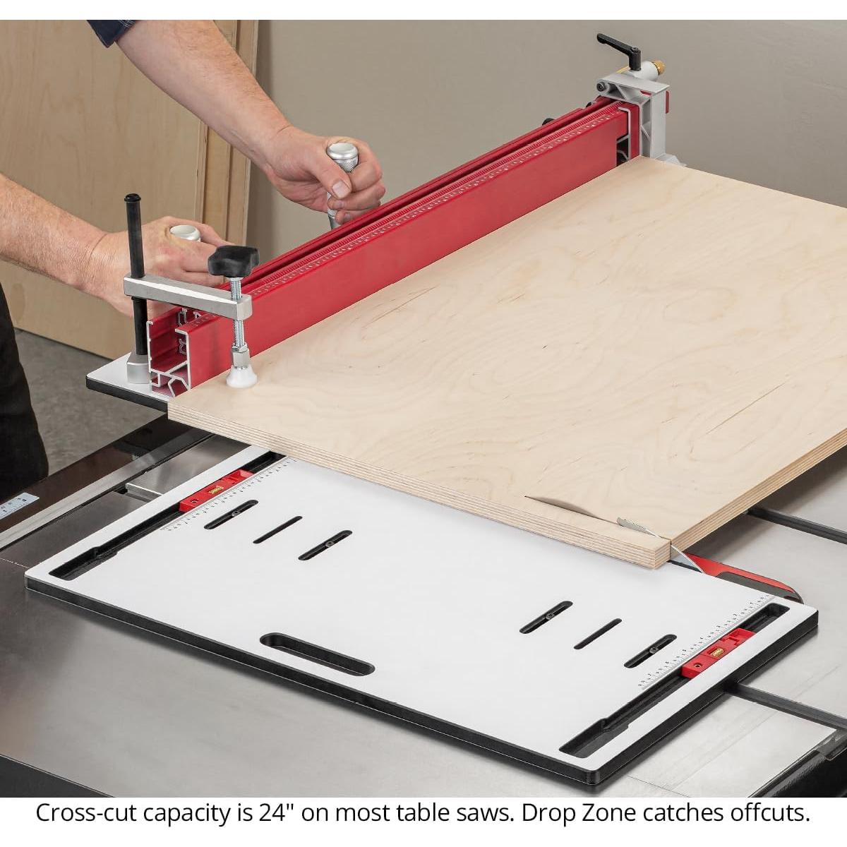 Trineo de Inglete AutoScale Woodpeckers con Zona de Caída