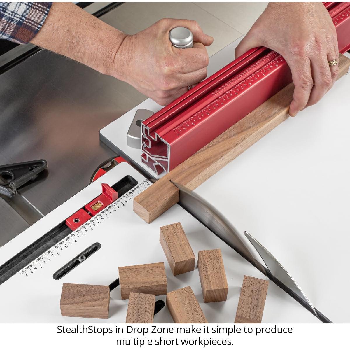 Trineo de Inglete AutoScale Woodpeckers con Zona de Caída