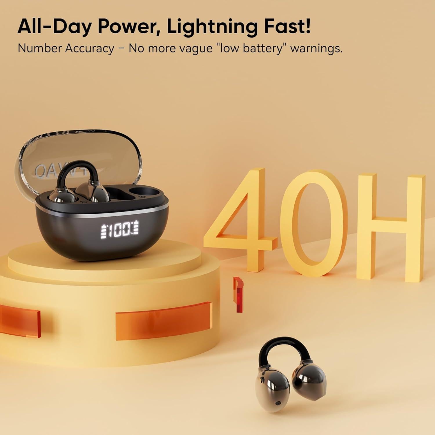 Auriculares Inalámbricos FVYAO F02 Bluetooth 5.4 IPX5 50H