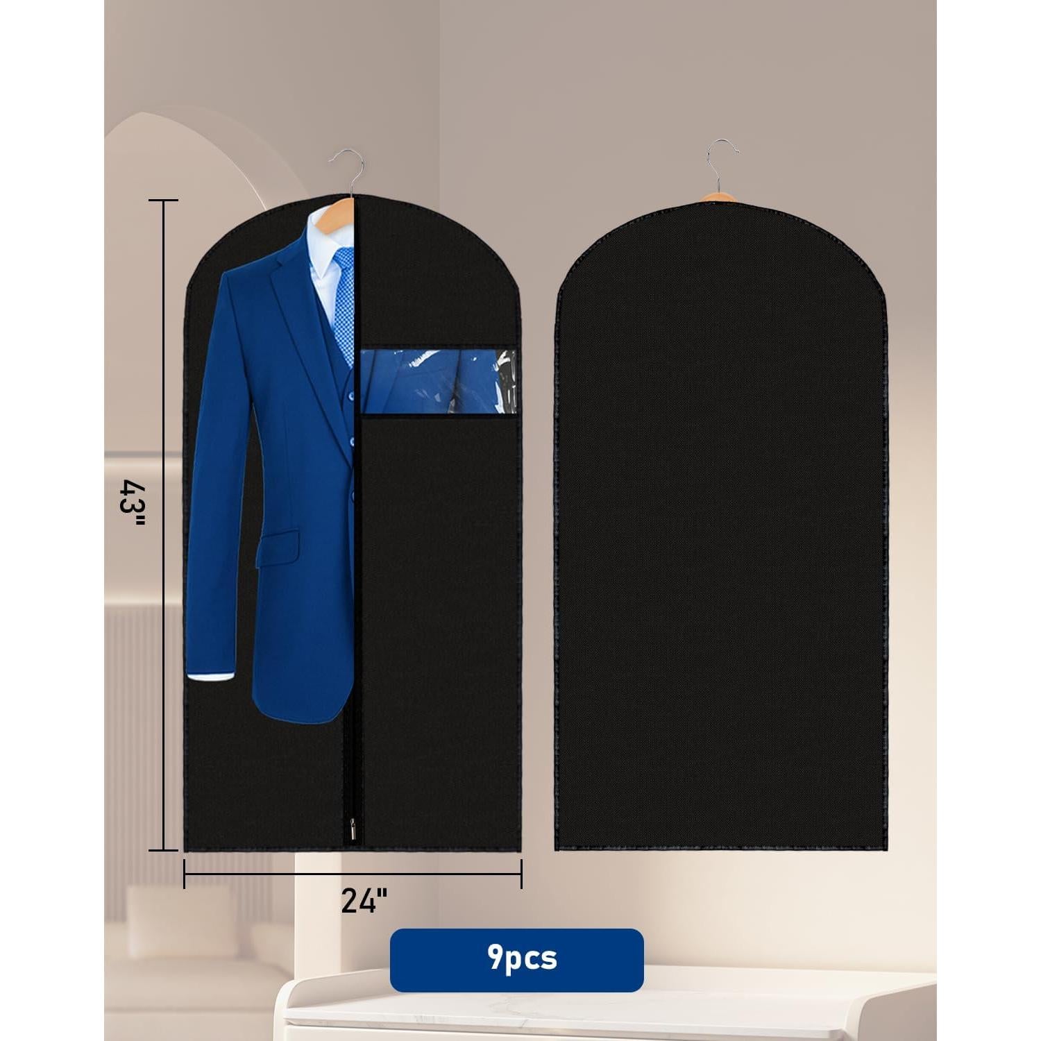 Fundas para Ropa Lazydrop 61x109 cm - 2 Paquetes PEVA