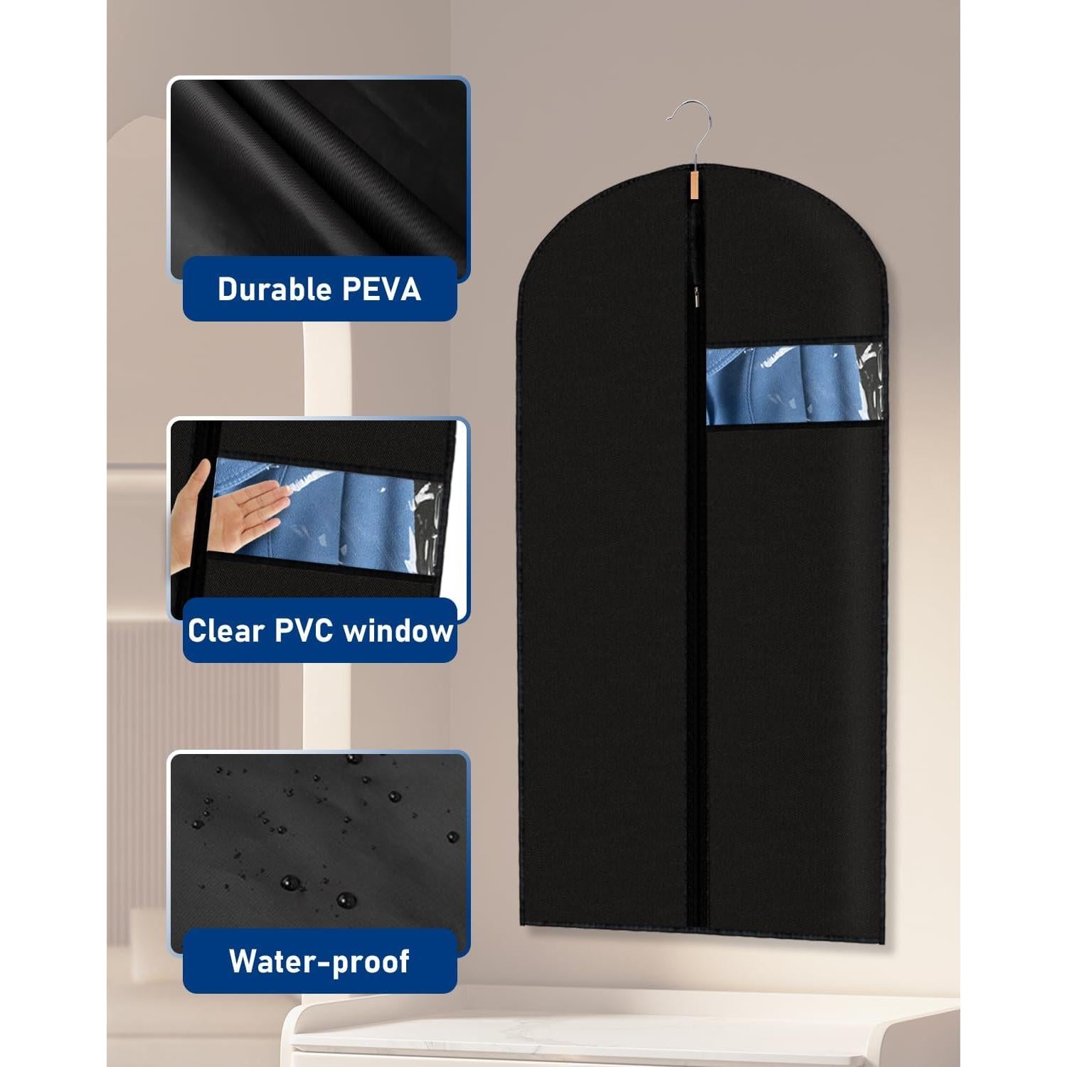 Fundas para Ropa Lazydrop 61x109 cm - 2 Paquetes PEVA