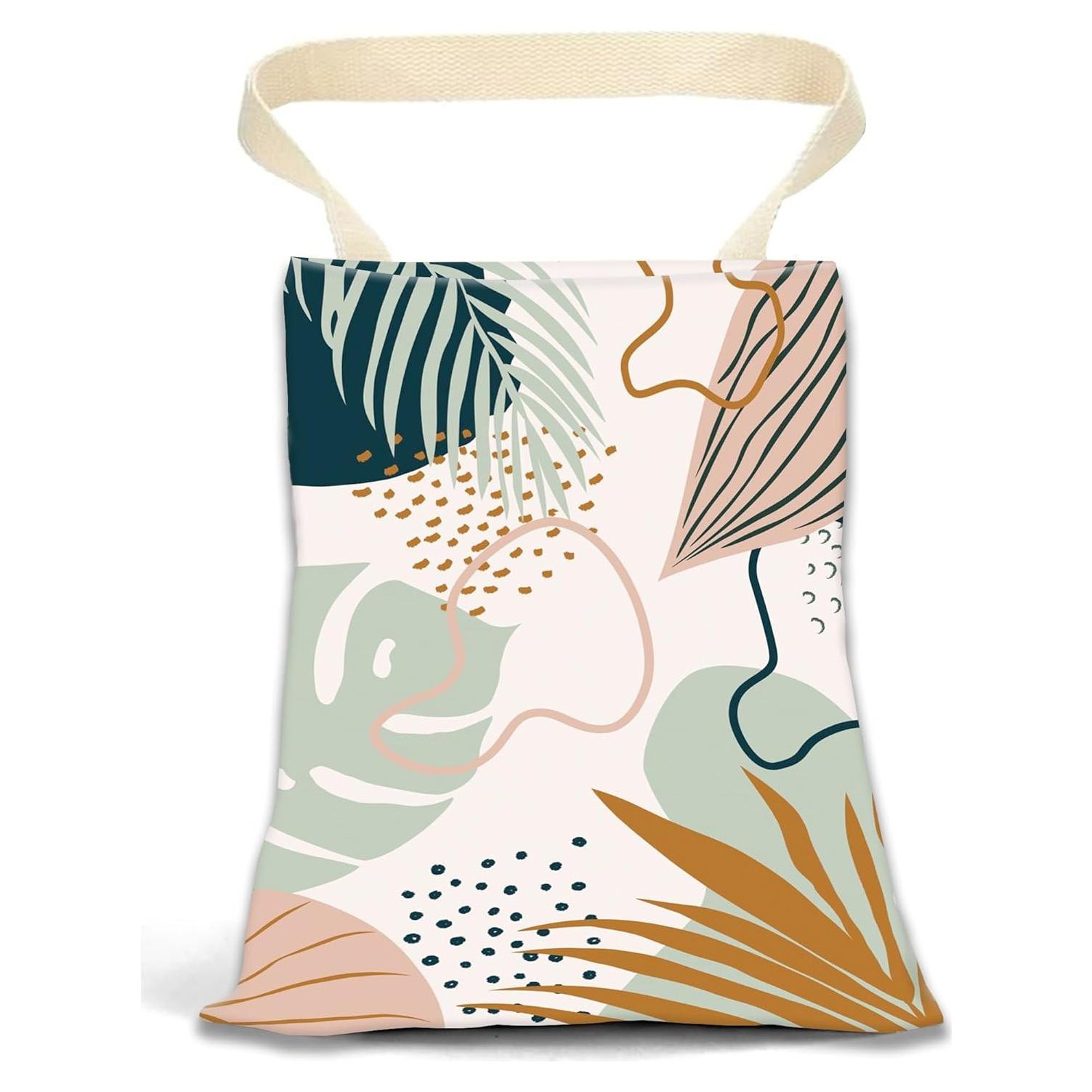 Basurero Colgante para Auto ANKVRP Hoja Boho Impermeable