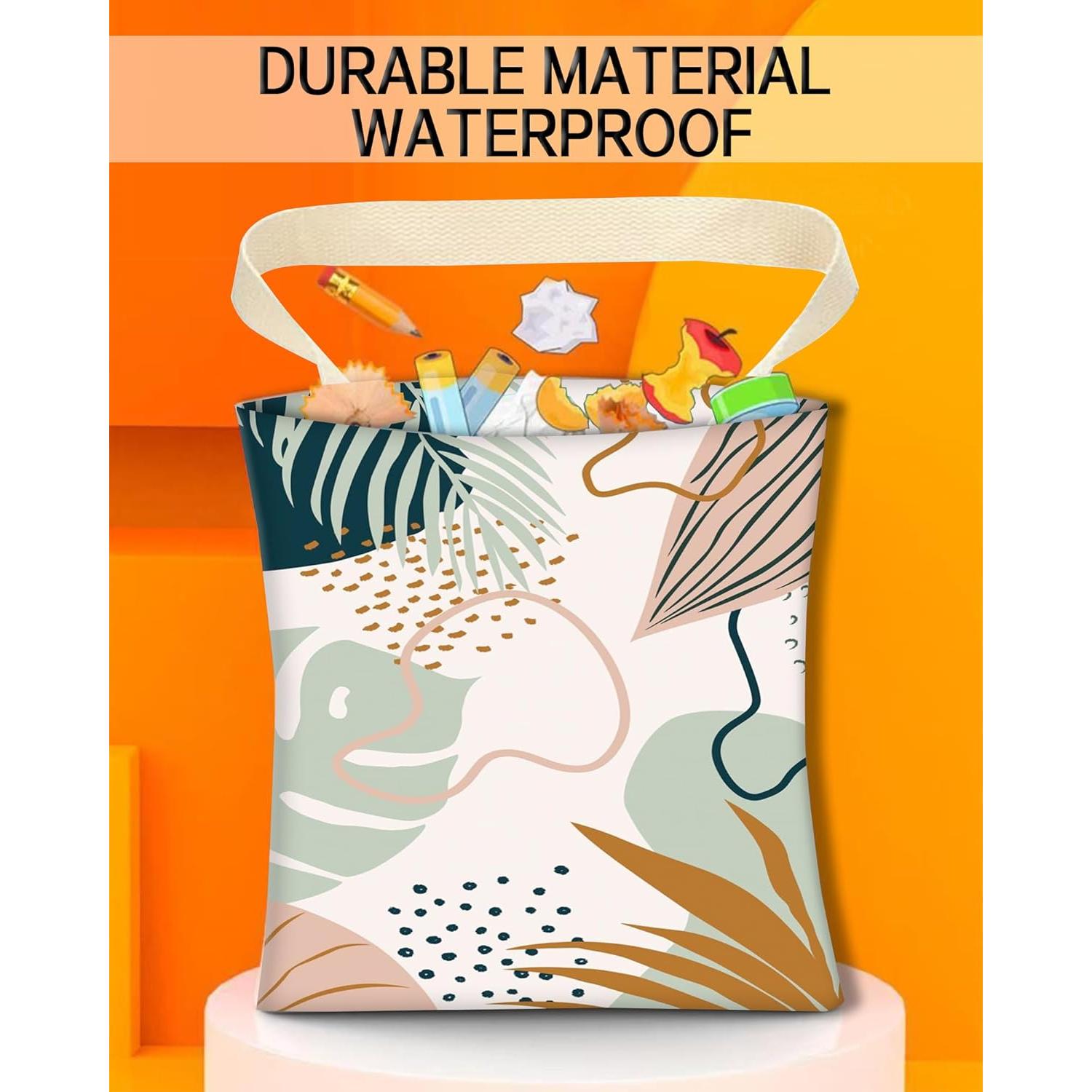 Basurero Colgante para Auto ANKVRP Hoja Boho Impermeable