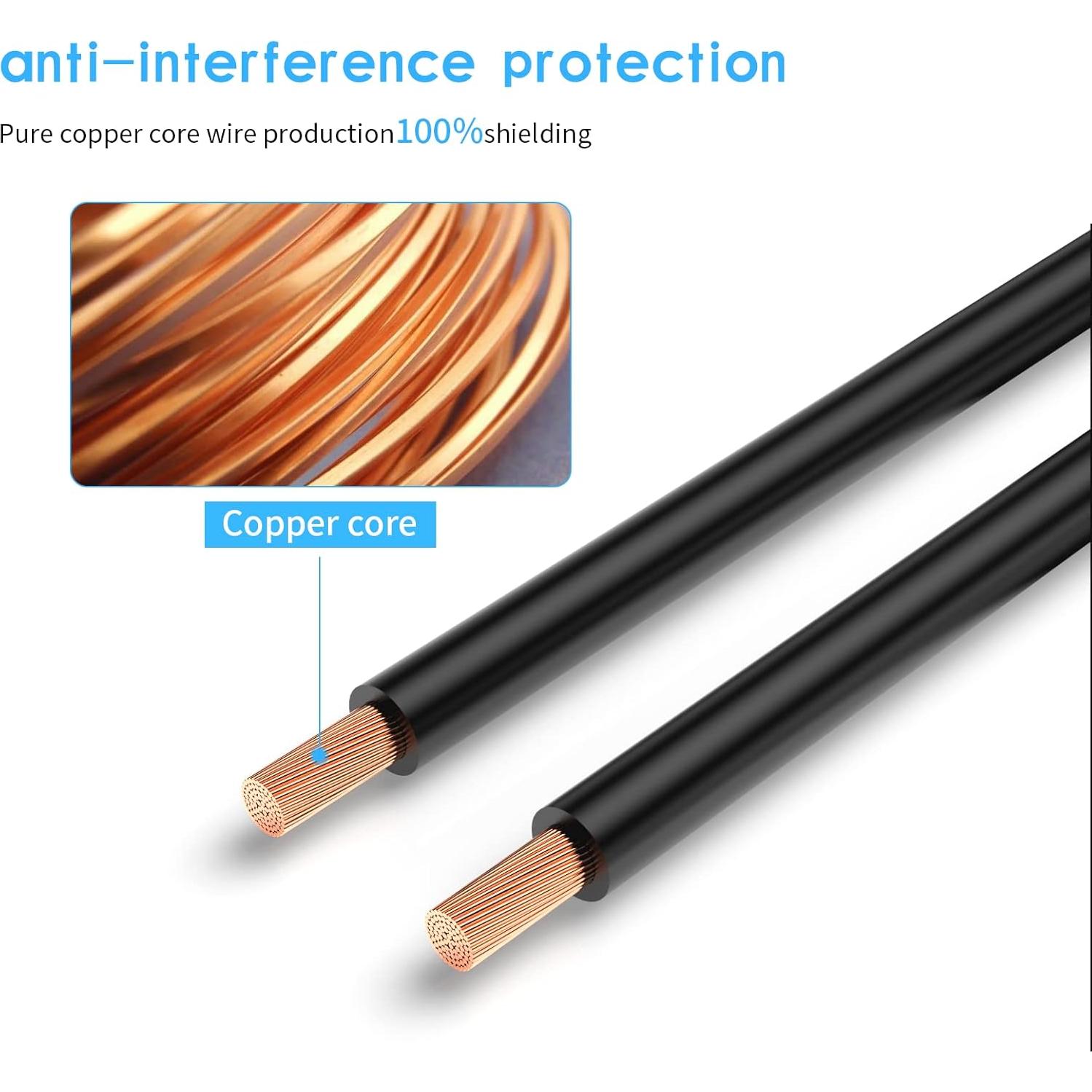 Cable de Extensión de Video 4 Pines 5M EKYLIN a Prueba de Agua