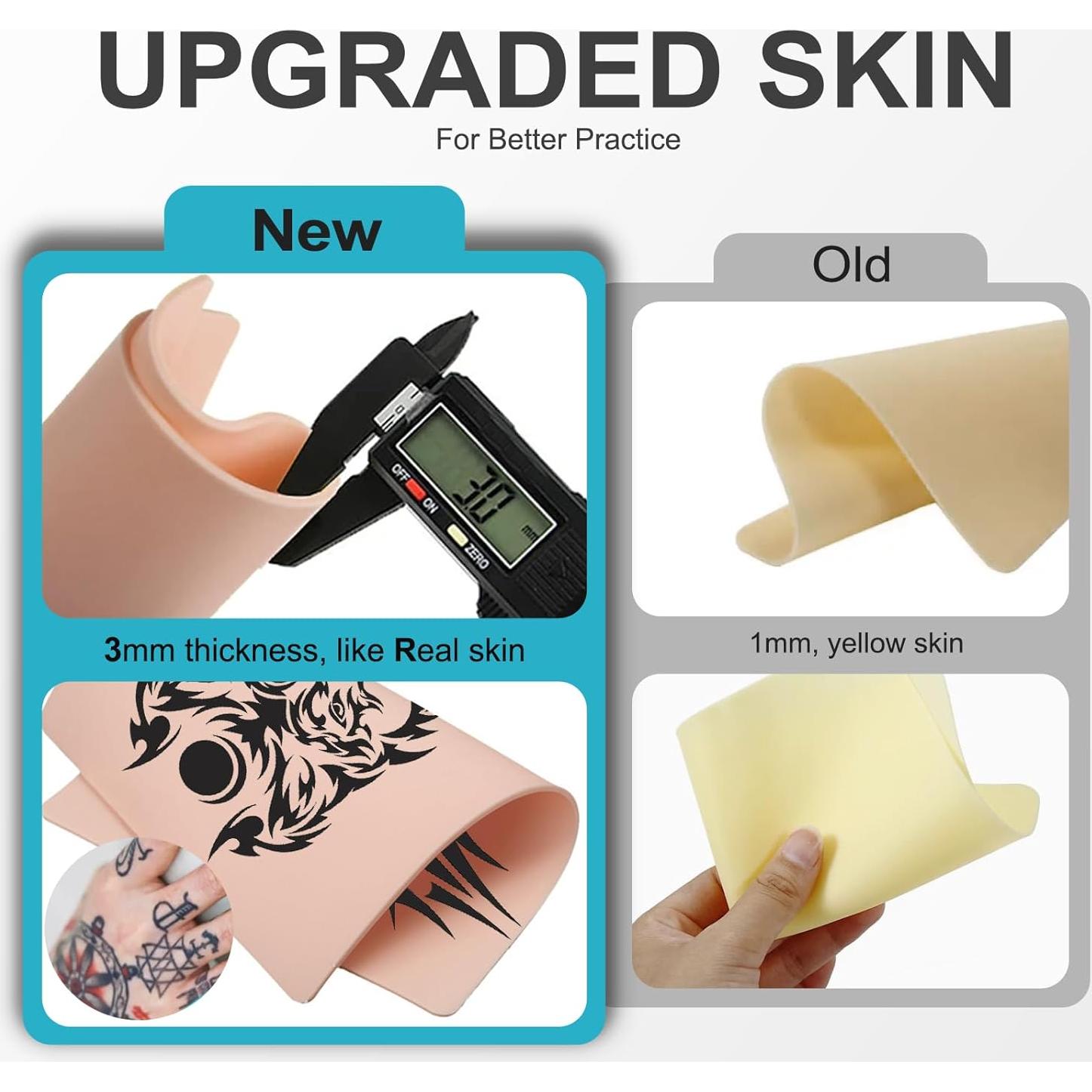 Kit de Práctica de Tatuaje Yugui 30 Piezas - Piel y Papel