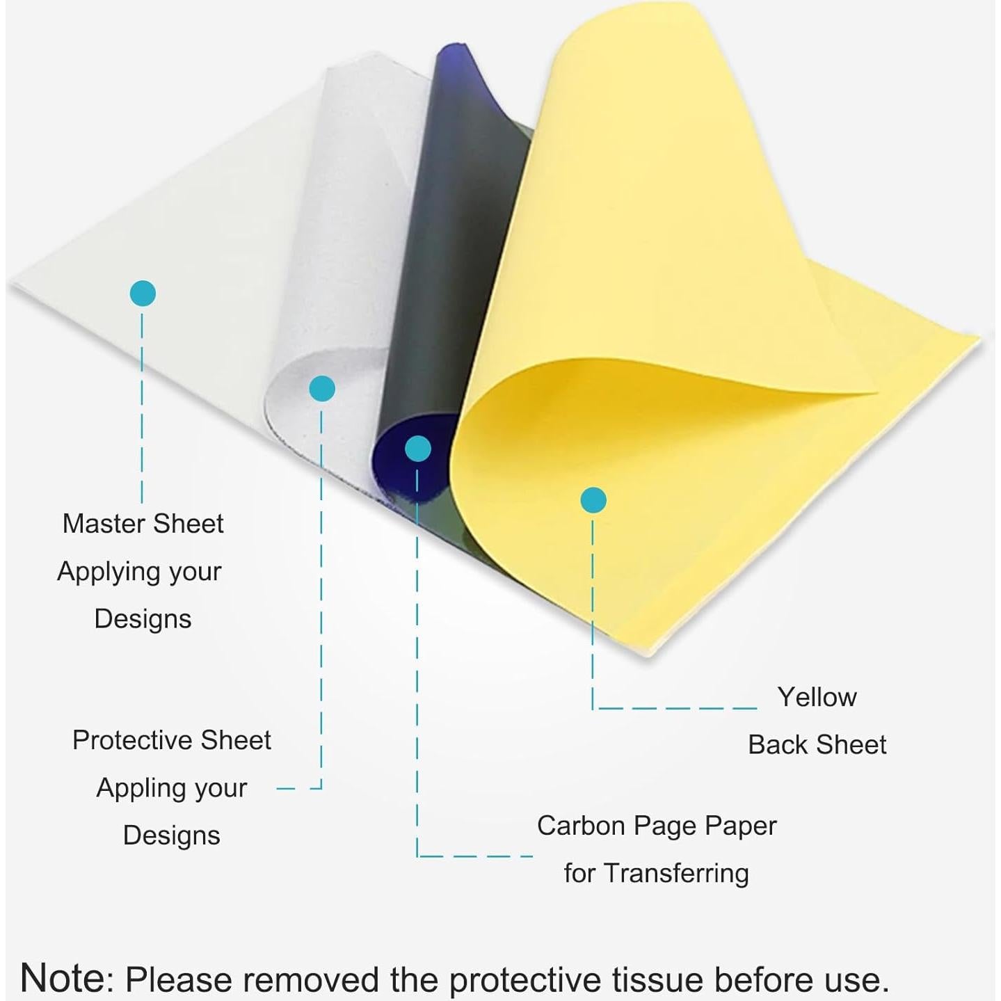 Kit de Práctica de Tatuaje Yugui 30 Piezas - Piel y Papel