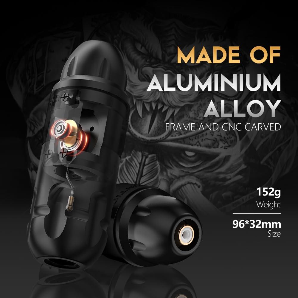 Máquina de Tatuaje Rotativa Ambition Shura - Ligera y Ergonómica