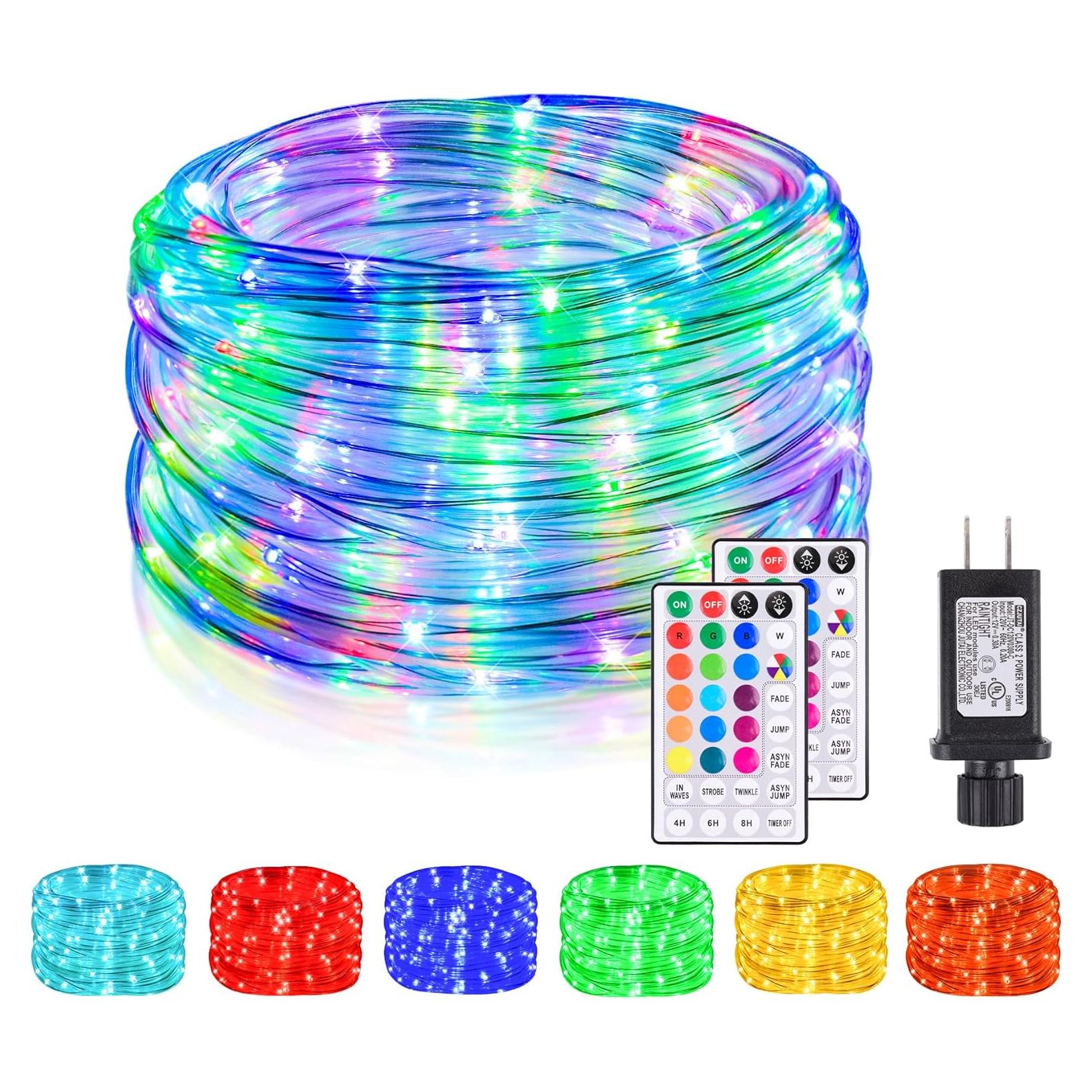 Luces de Cuerda LED 15m Nazuwke 150 LEDs Multicolor IP68