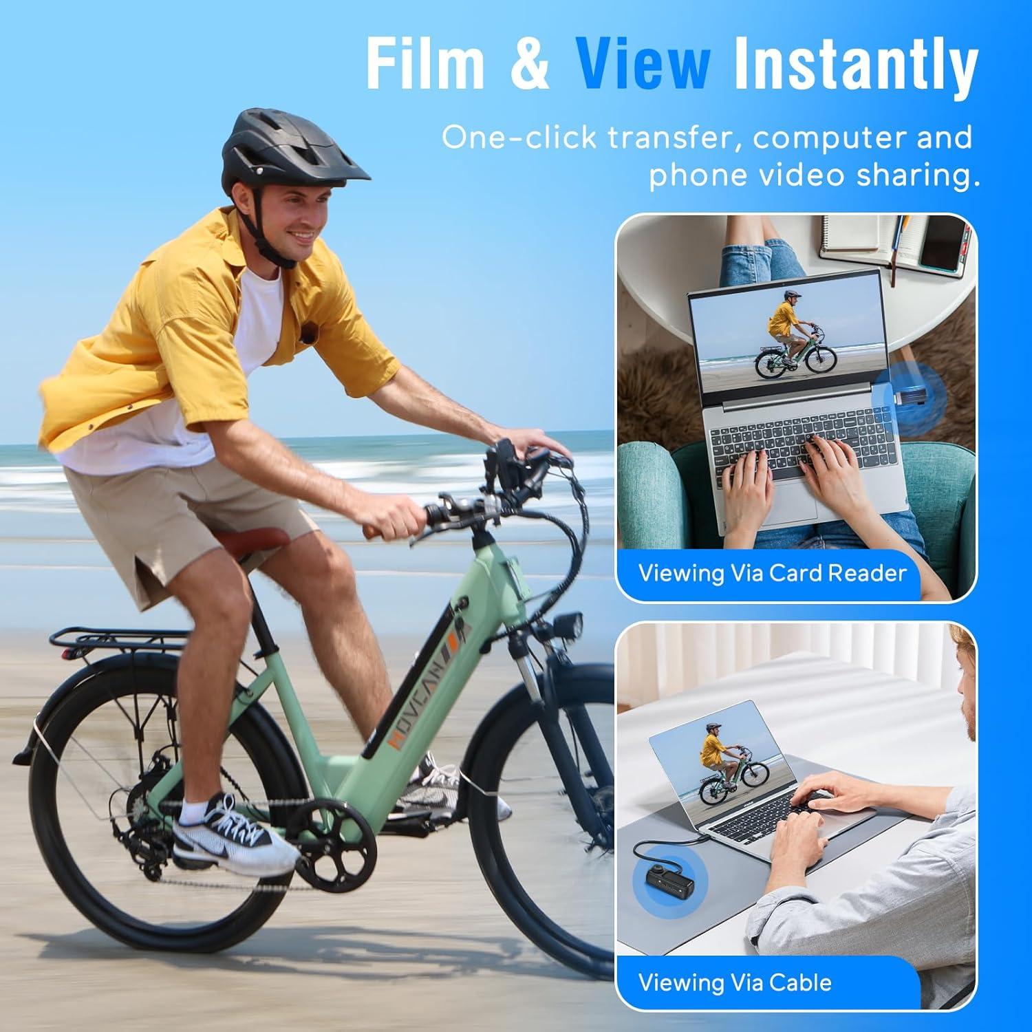 Cámara Corporal Movcan S70 HD 2.7K con Lente Rotativa 180°