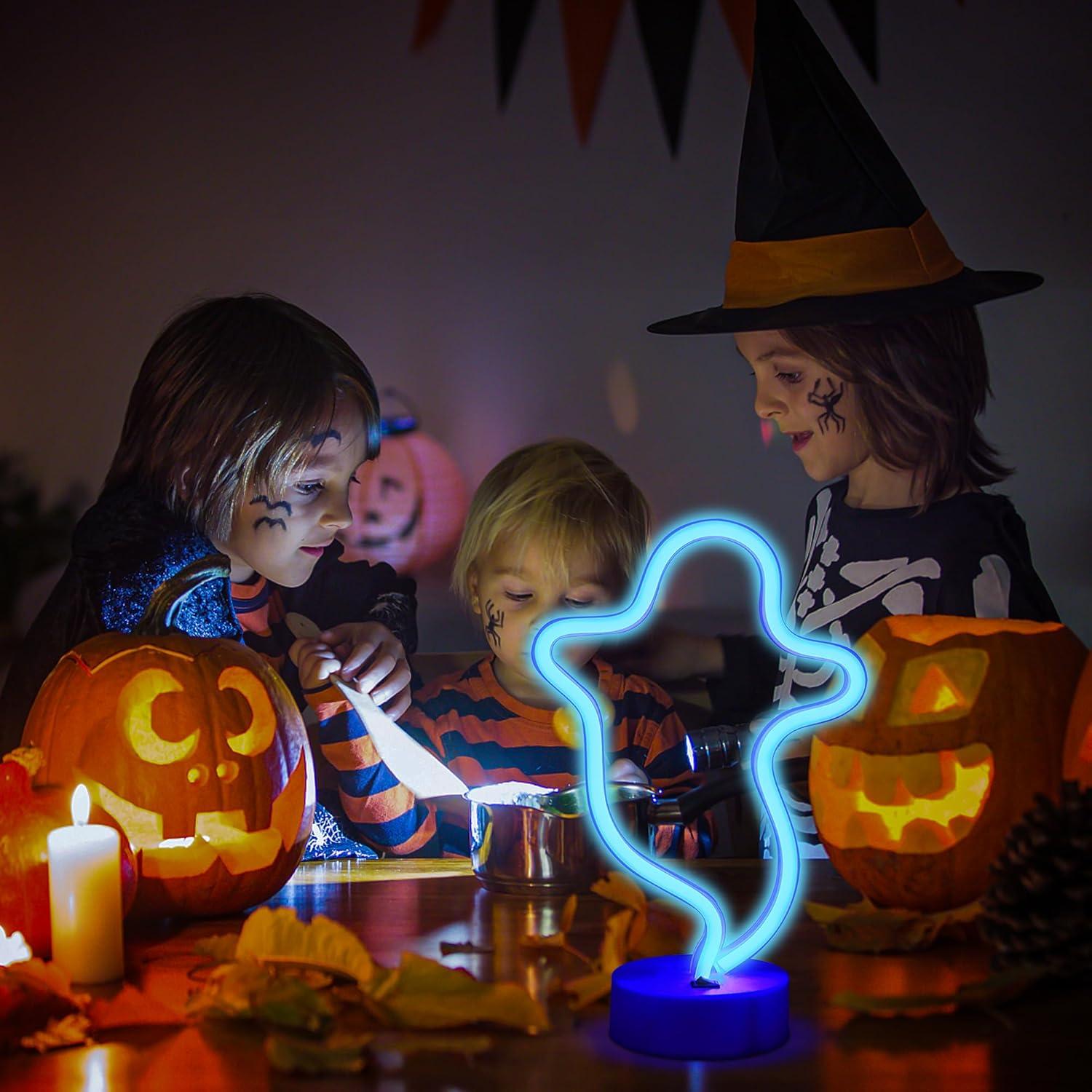 Lámpara de Neón LED ENUOLI Fantasma Decorativa 28.5cm