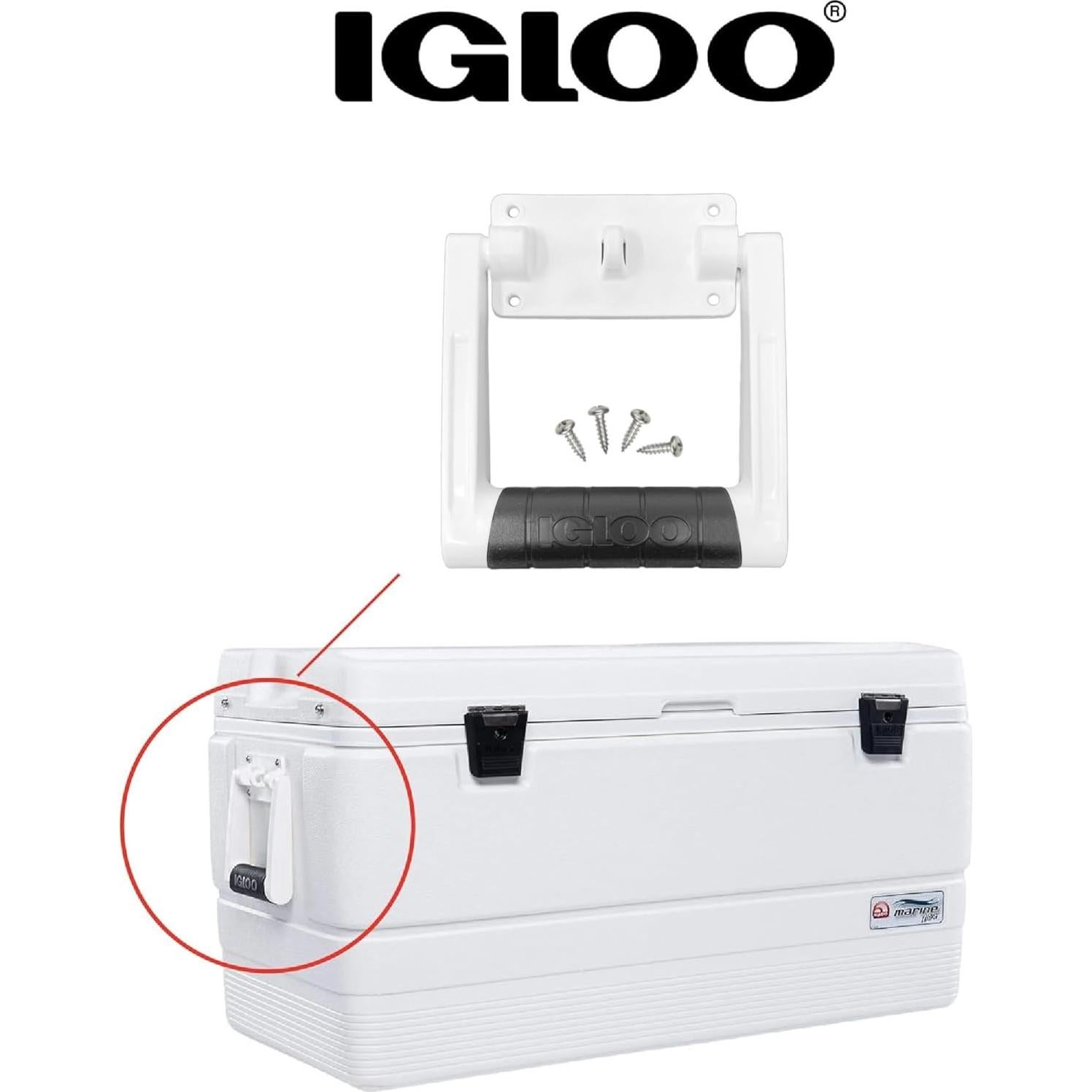 Mango de agarre de goma Igloo para enfriadores 90-100 Qt