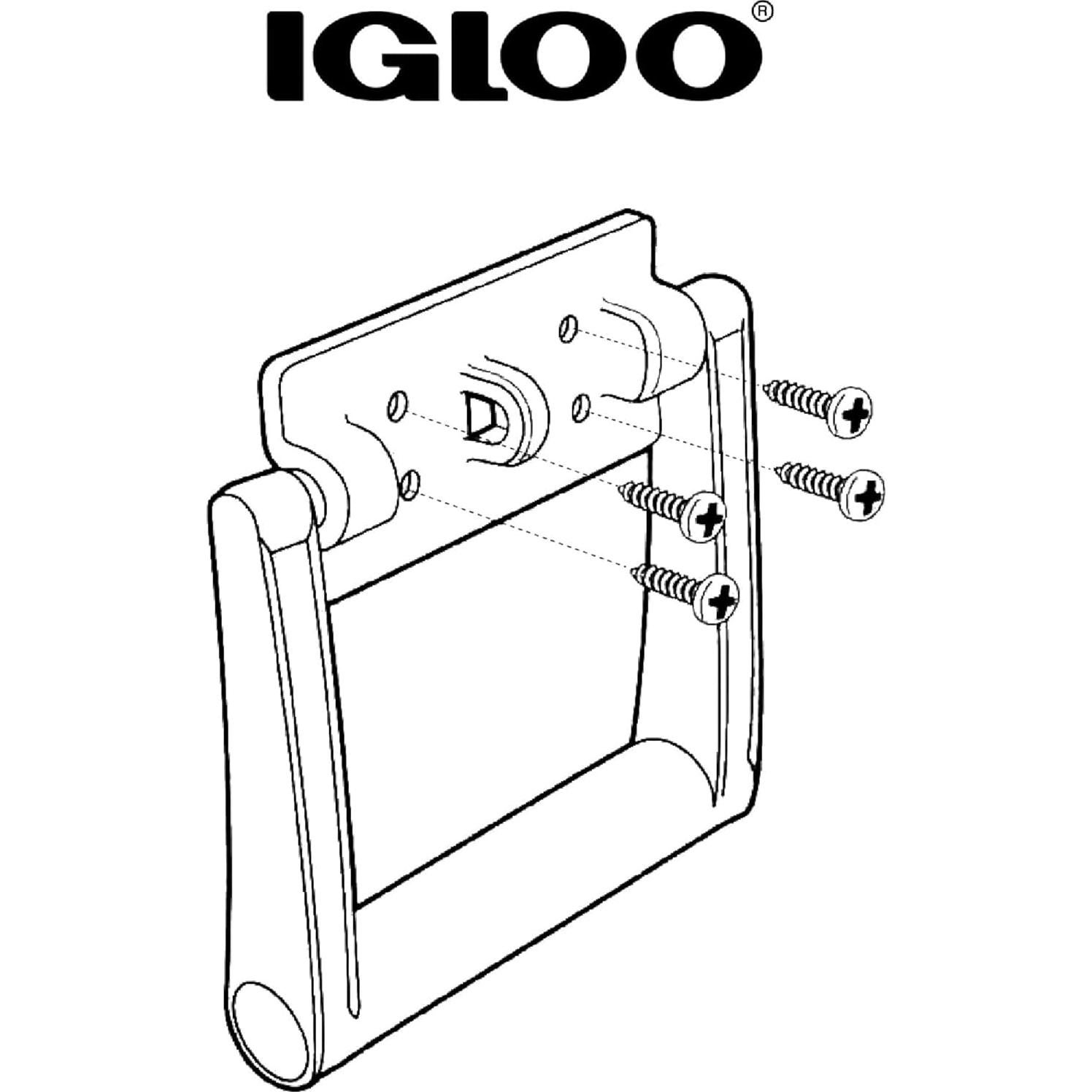 Mango de agarre de goma Igloo para enfriadores 90-100 Qt