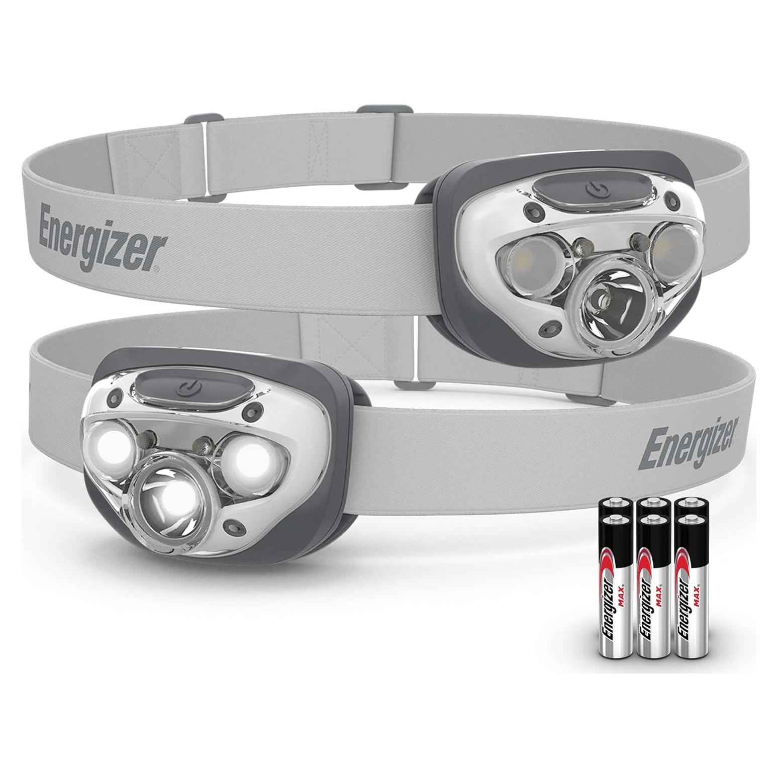 Linterna Frontal Energizer Vision HD 2-Pack 260 Lúmenes