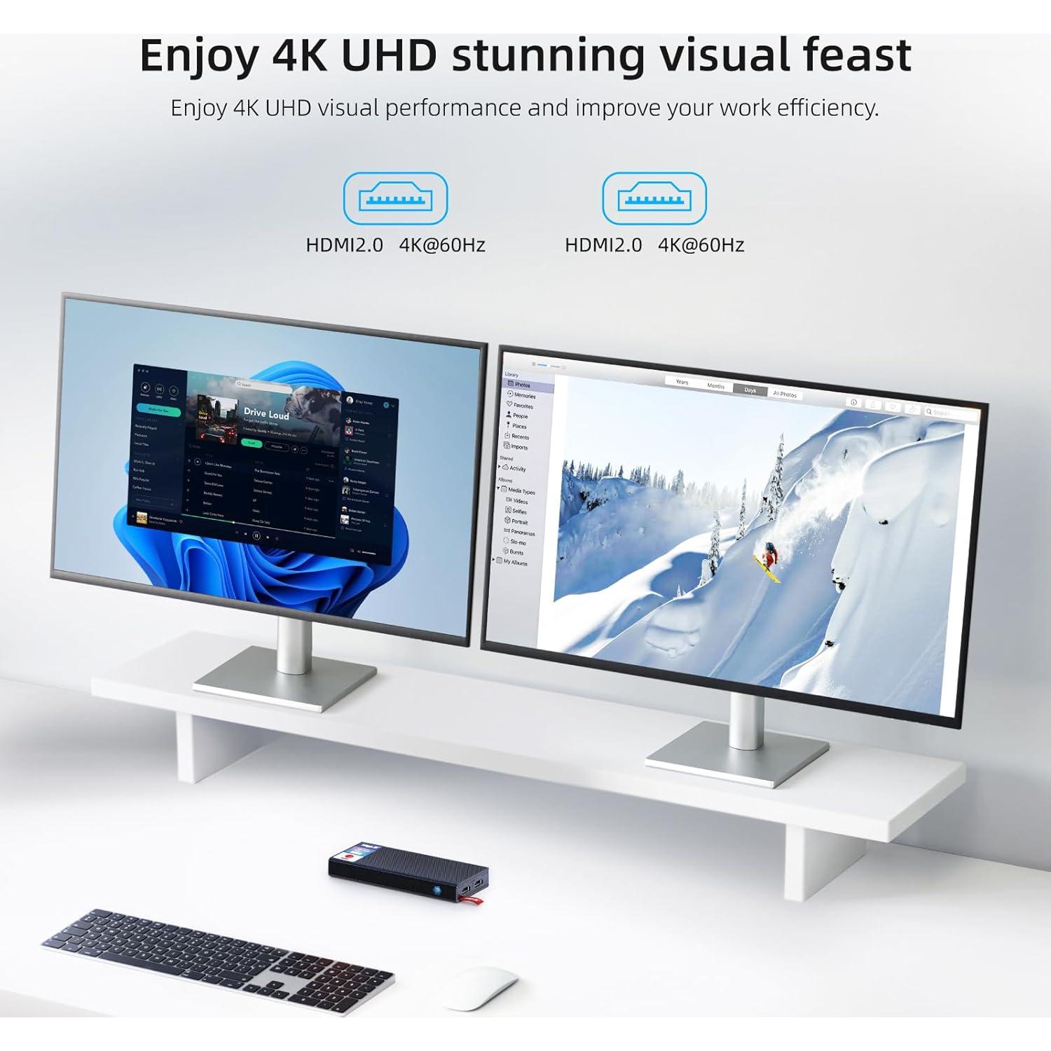 MeLE Mini PC Stick PCG02 Pro N100 8GB 256GB 4K HDMI