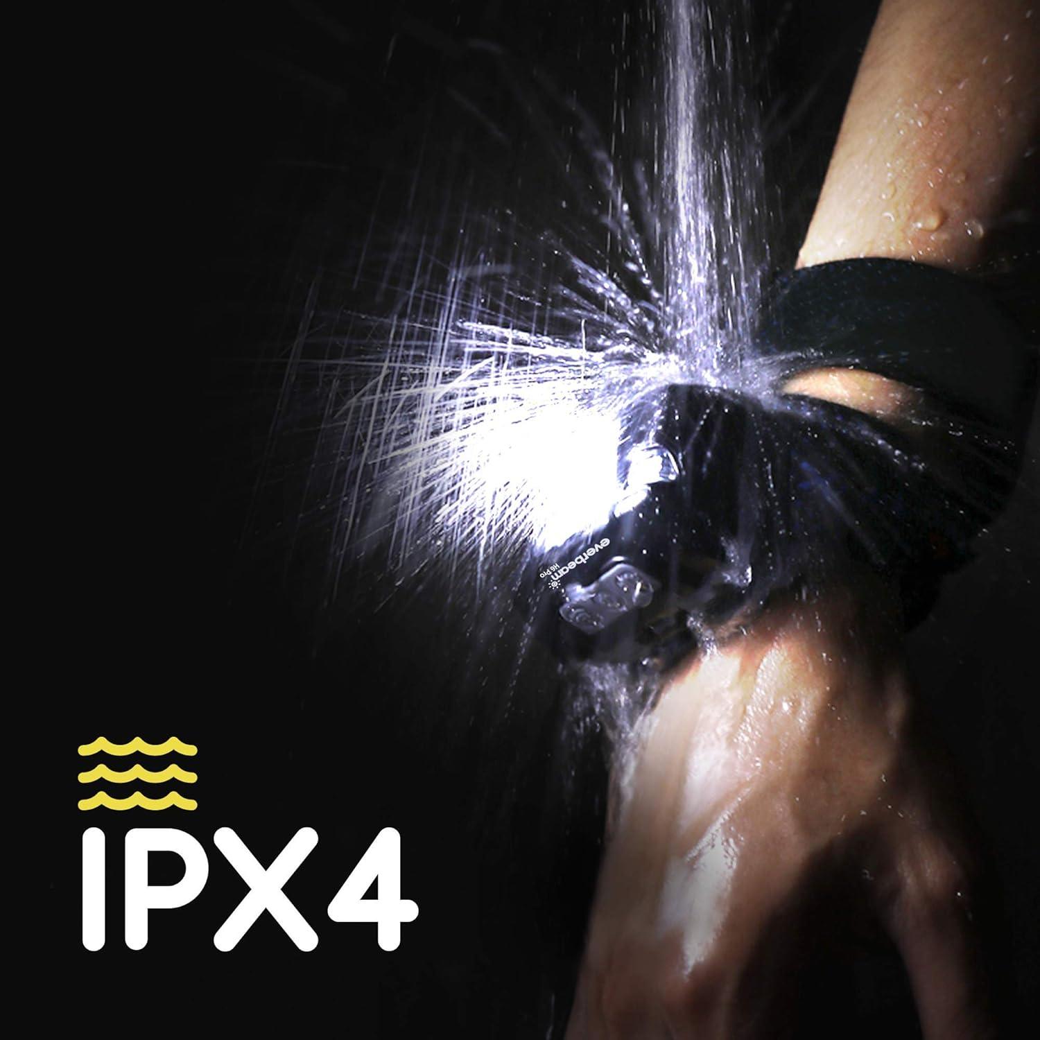 Linterna Frontal LED Everbeam H6 Pro, 650 Lúmenes, Sensor