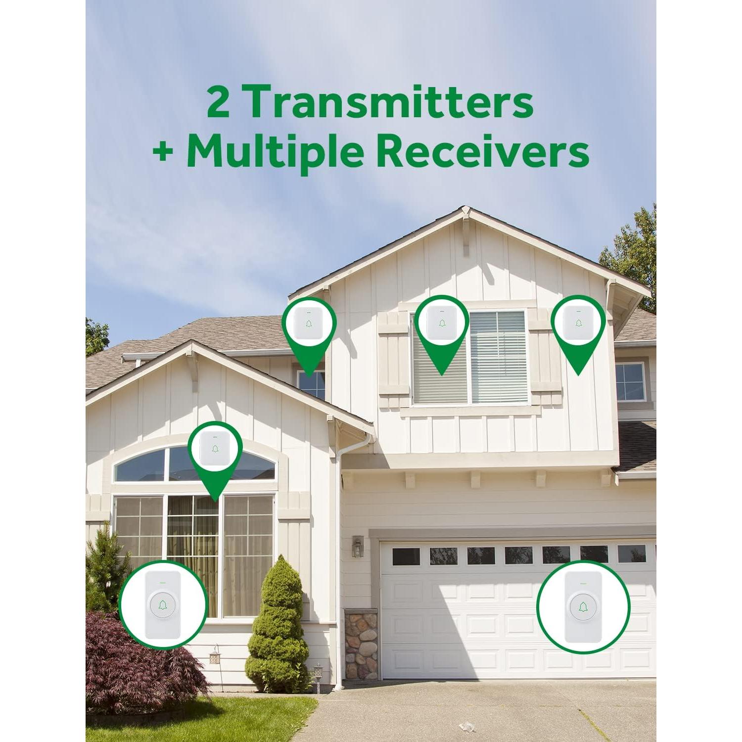 Timbre Inalámbrico AVANTEK CW-12 1000 Pies 52 Melodías