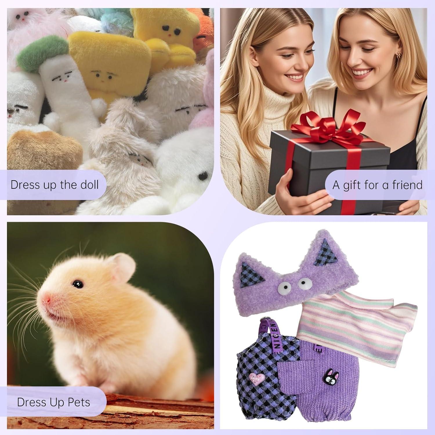 Conjunto de Ropa para Muñecas 17cm YUFUDUO 3 Piezas