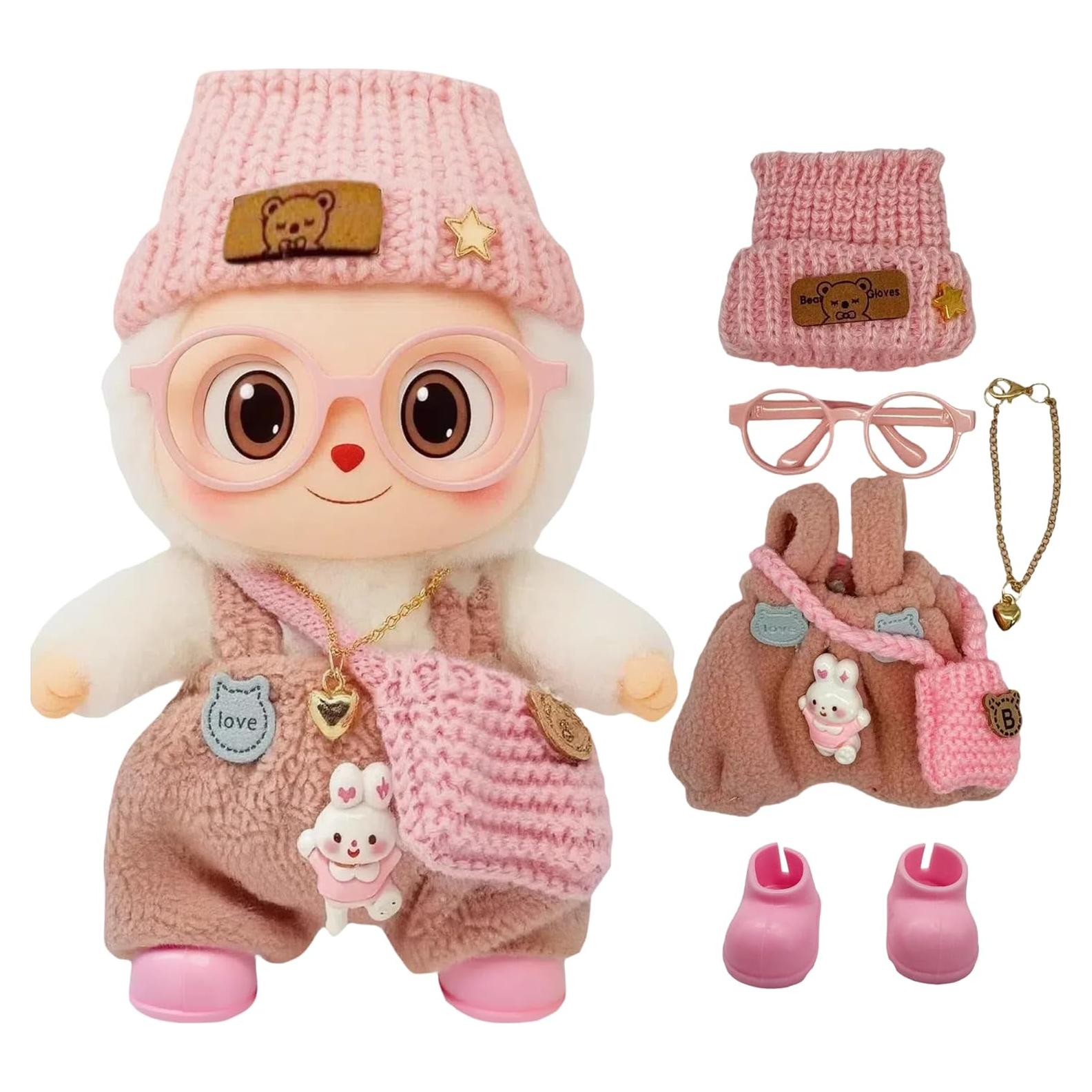 Conjunto Sweetheart Rosa para Muñeca de 17cm - 6 Piezas