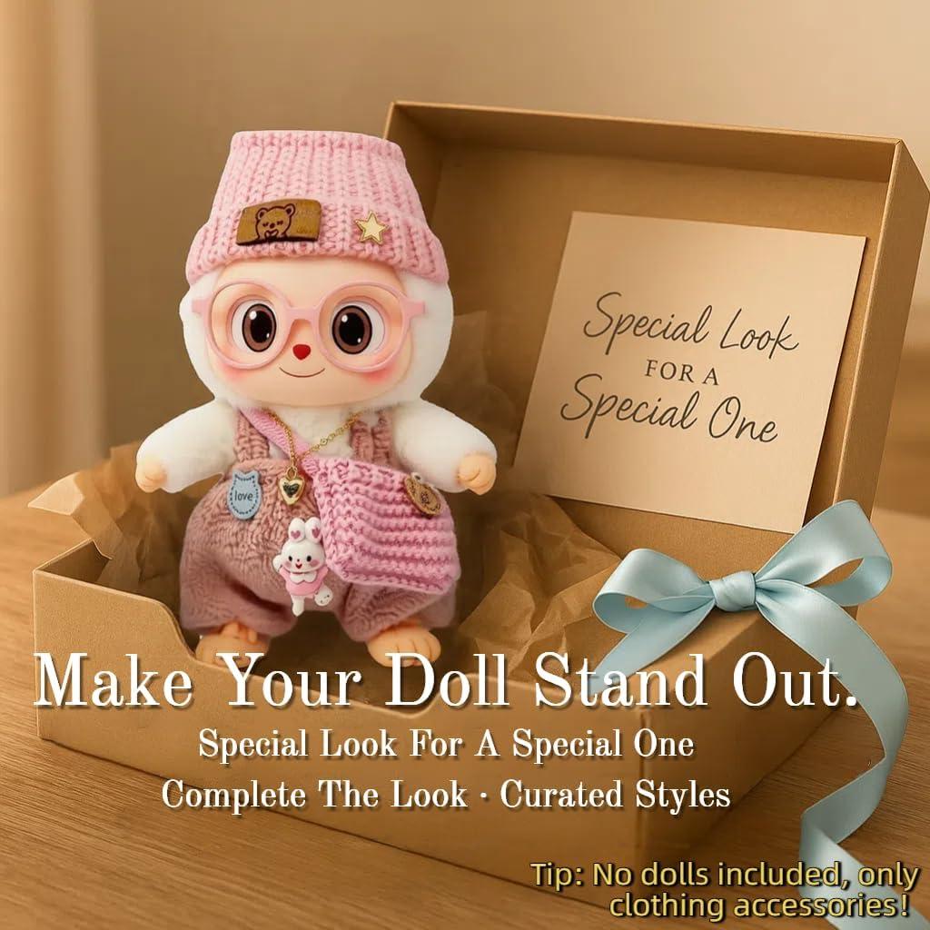 Conjunto Sweetheart Rosa para Muñeca de 17cm - 6 Piezas