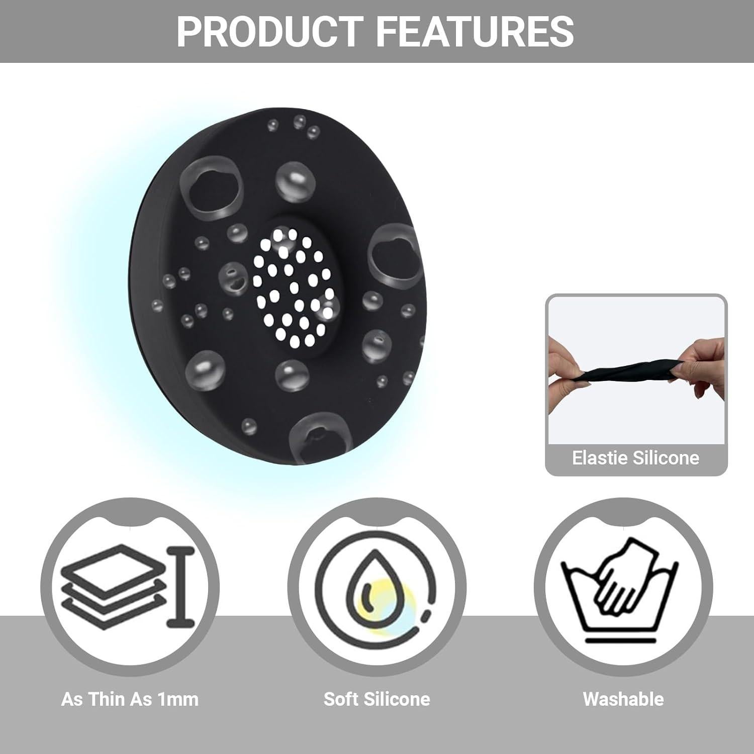 Cubierta de Silicona para Almohadillas Beats Solo 4/3 - Negro