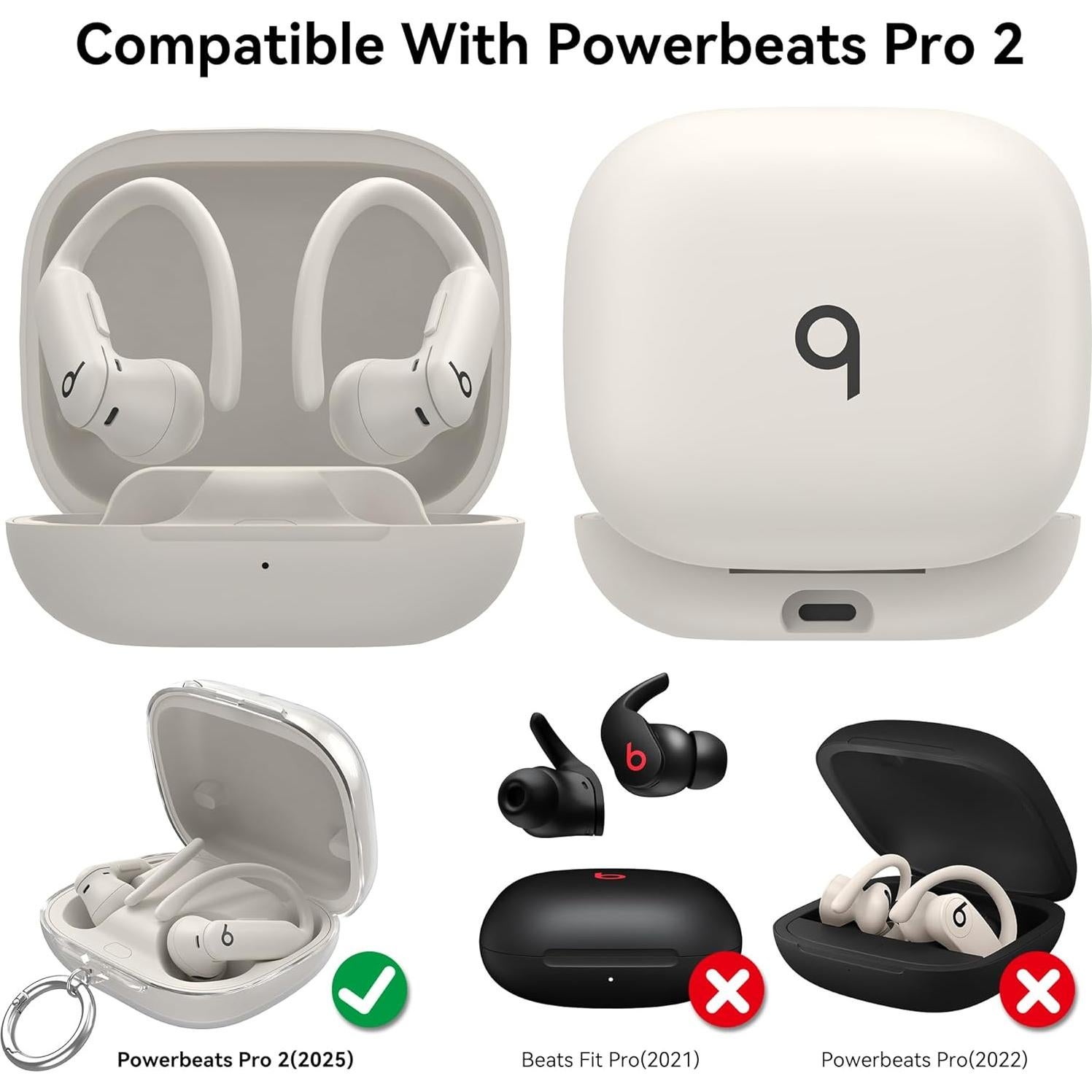 Funda TPU SkyArmor para Powerbeats Pro 2 - Transparente