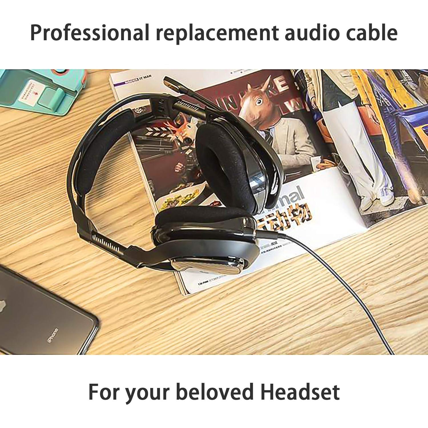 Cable de Audio JAINTA 2m para Auriculares Astro A10 A40 PS4