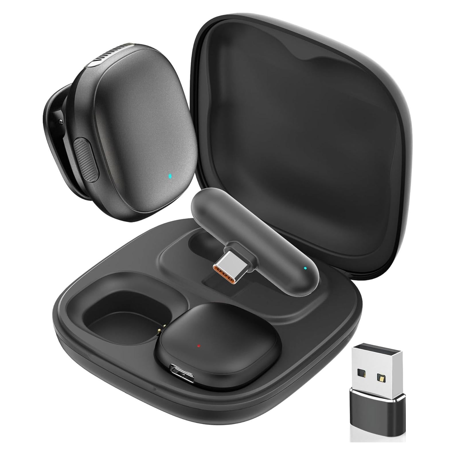 Micrófono Inalámbrico Lavalier NoteVox Mini Go 2 USB C - 35h Batería