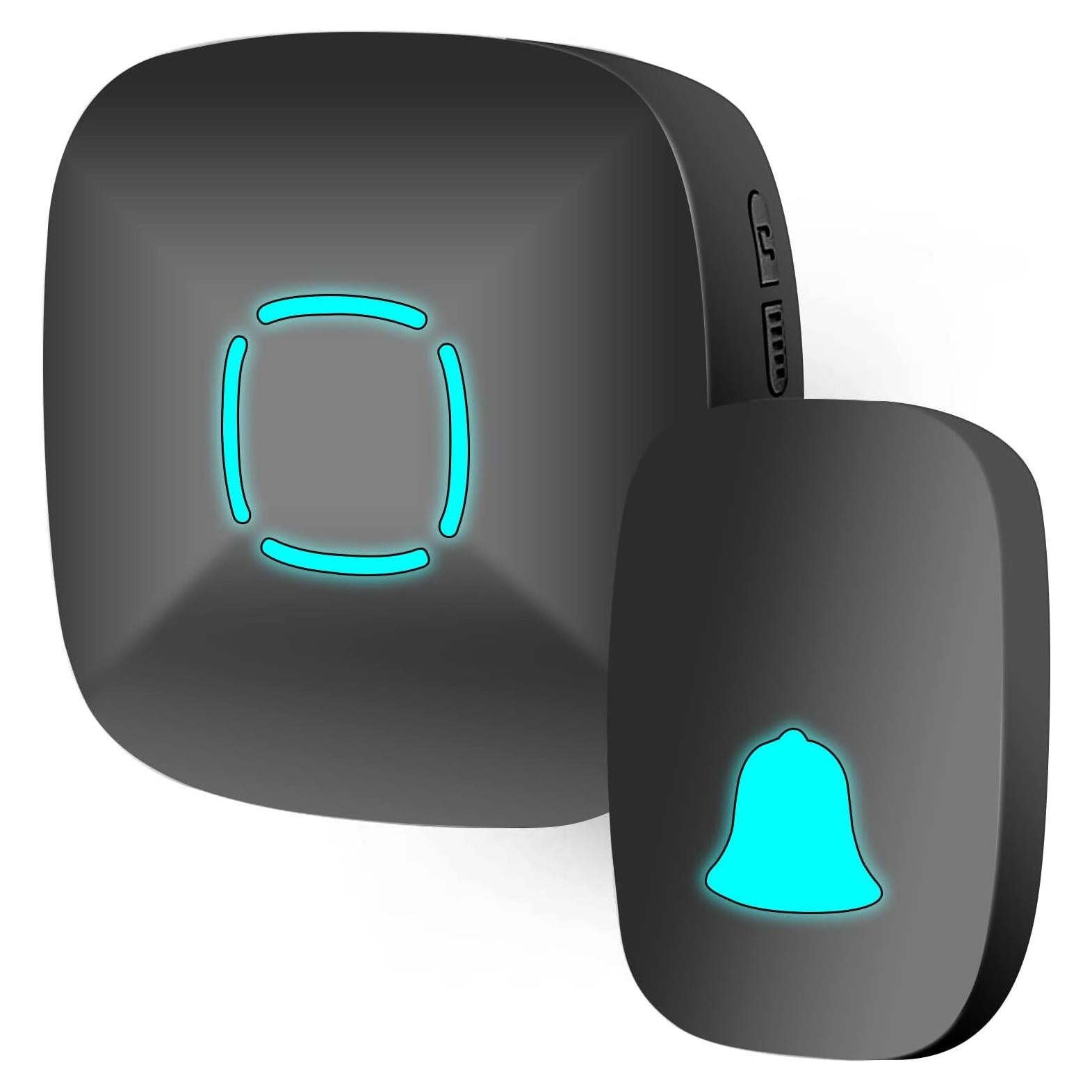 Timbre Inalámbrico Lovin Product Negro 36 Tonos 1000 m