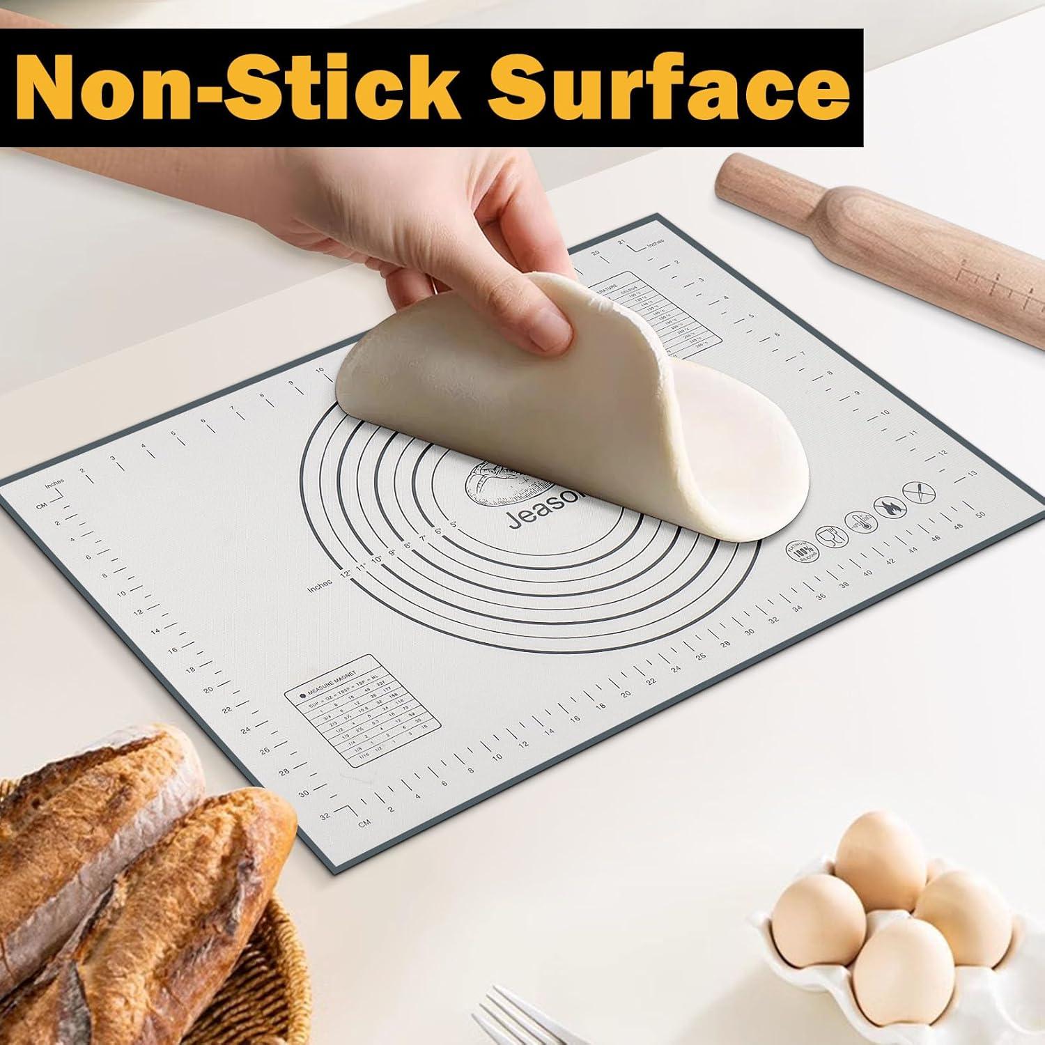 Juego de 3 Tapetes de Silicona Jeasor para Hornear 60x40cm