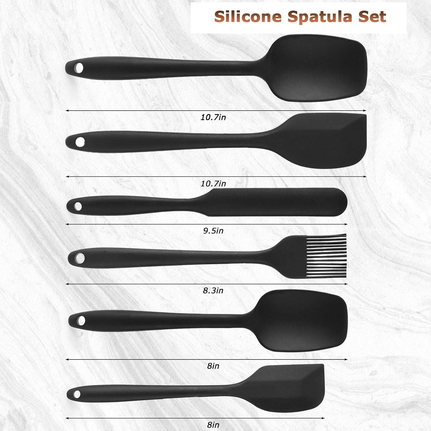 Conjunto de Espátulas de Silicona HANSGO 6PCS Grado Alimenticio