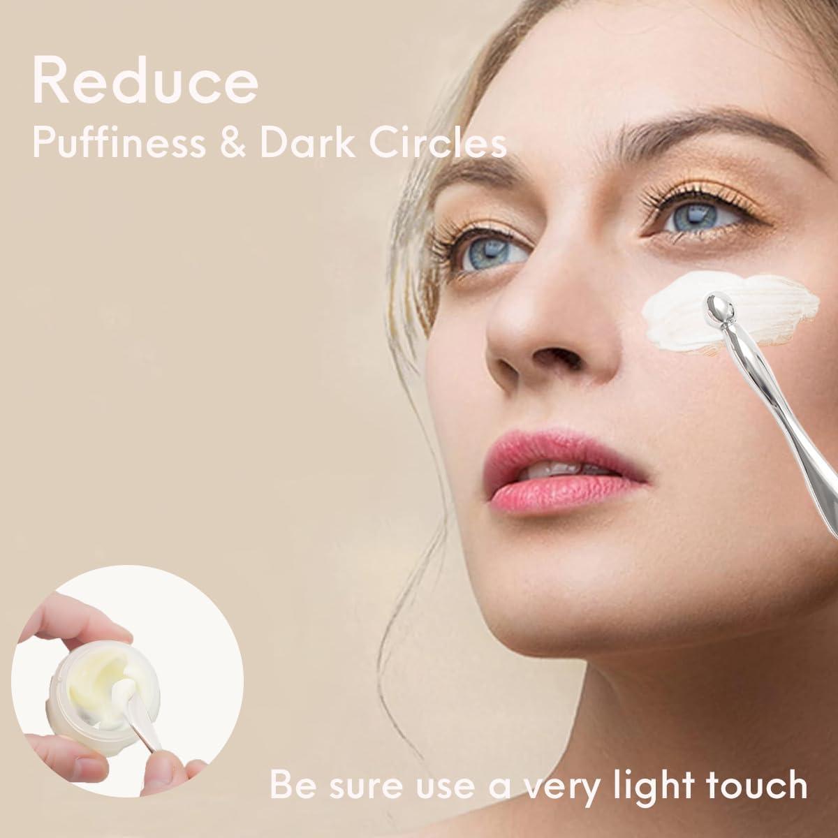 Kit Gua Sha Facial Acero Inoxidable 3 en 1 MOKIUER Plata