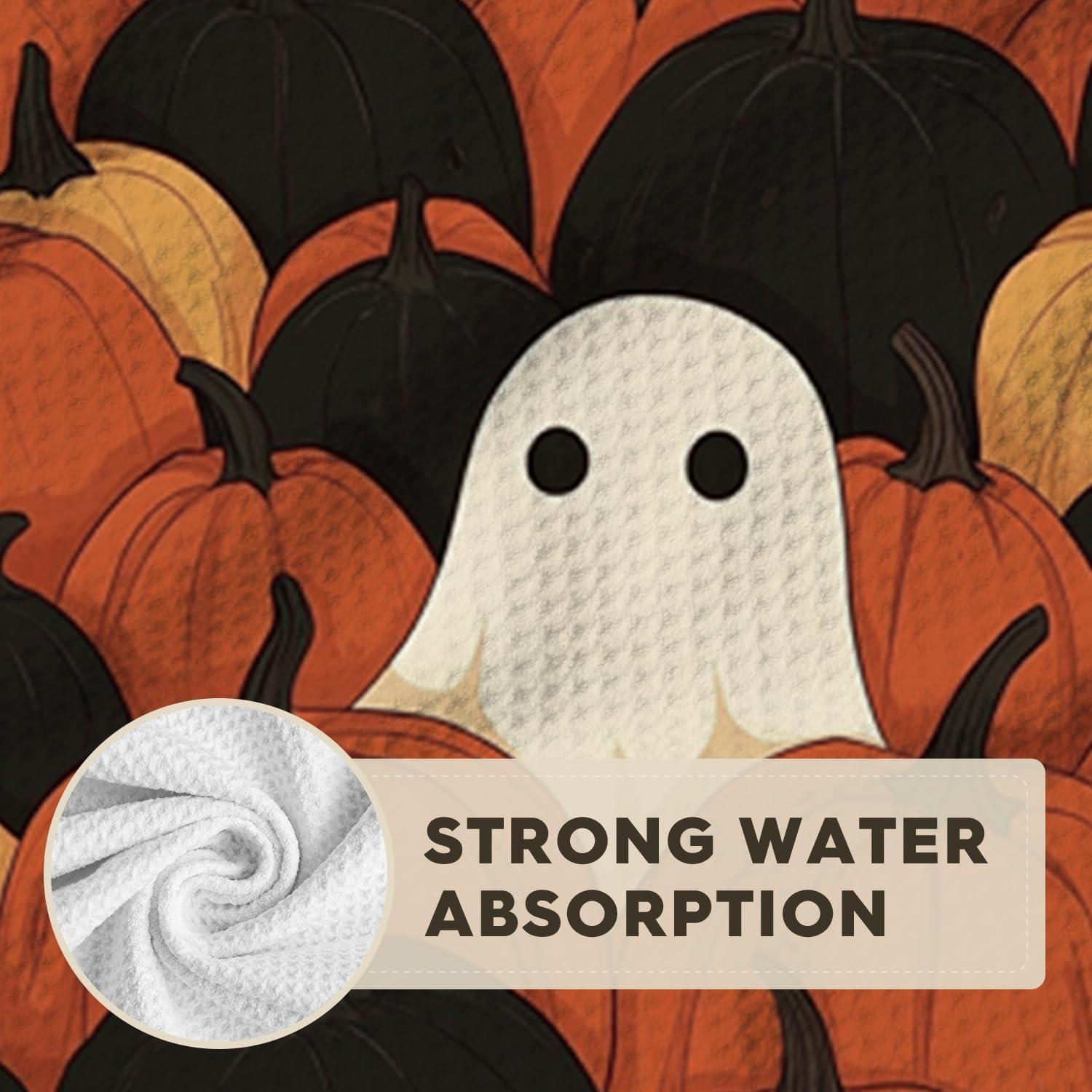 Toallas de Cocina Halloween Artoid Mode 2 Piezas Microfibra 45.72x66.04 cm