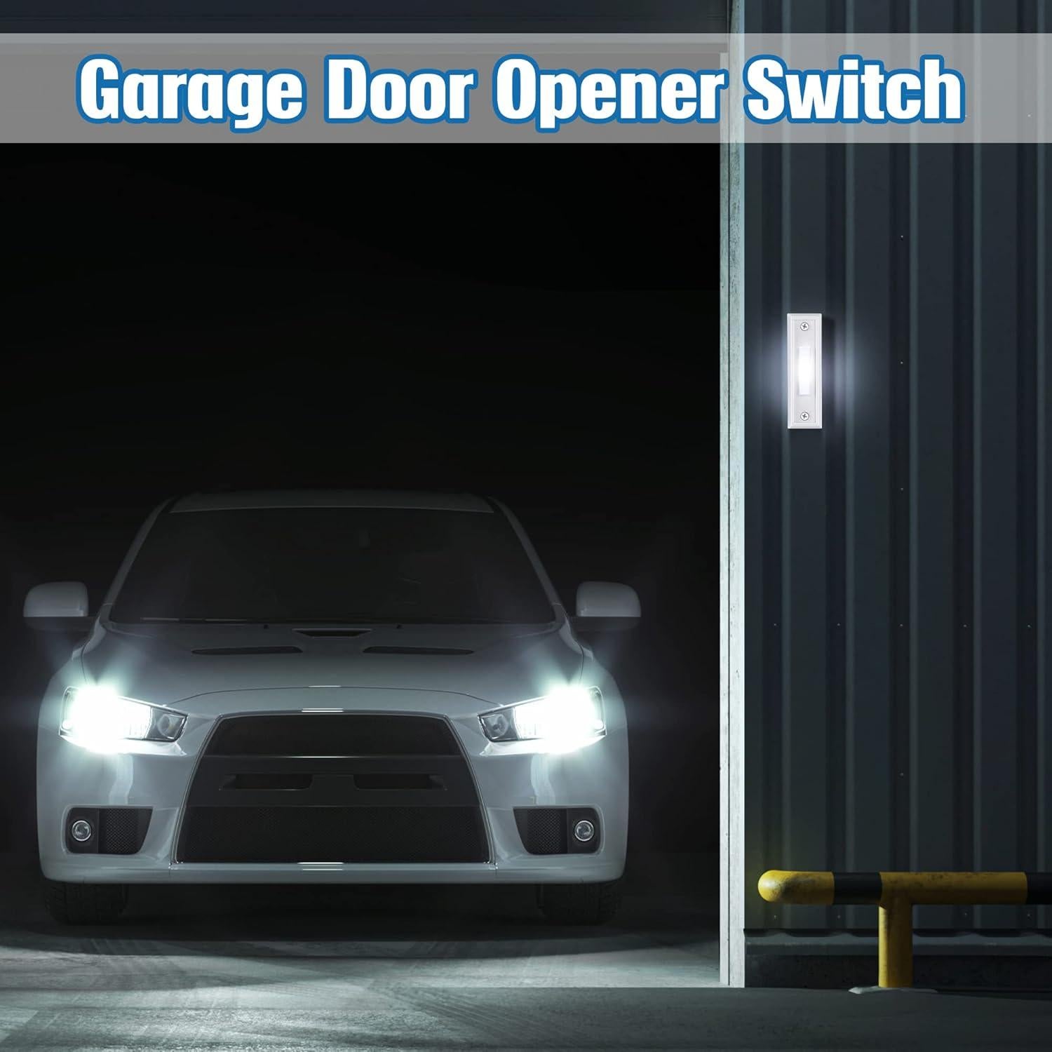 Botón de Timbre Iluminado Saillong con Luz LED Blanco