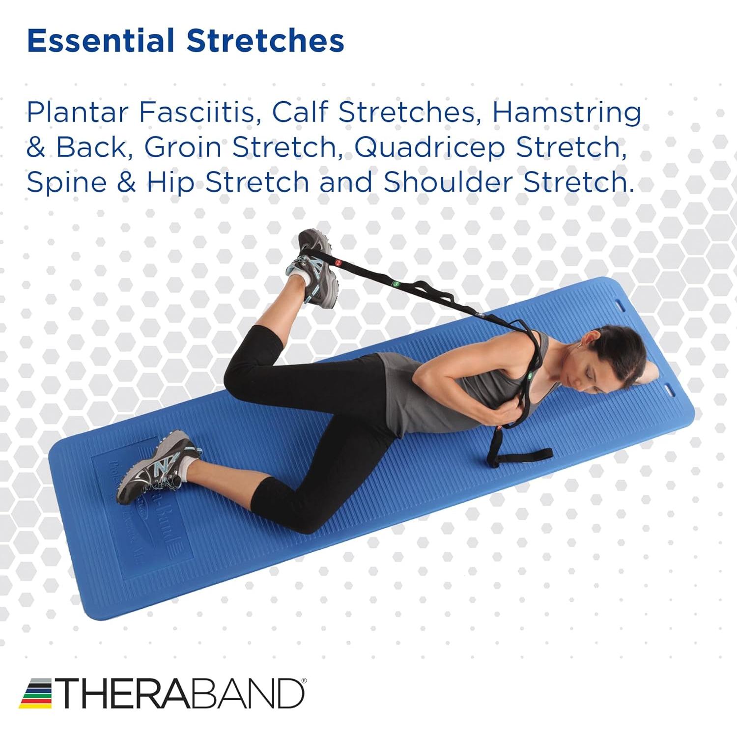 Correa de Estiramiento THERABAND 147 cm para Flexibilidad