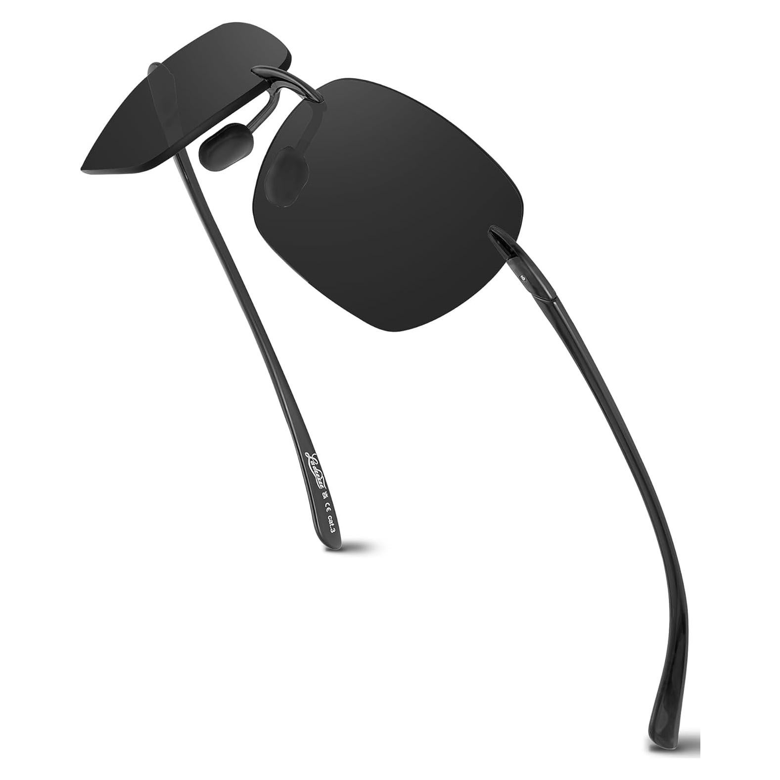 Gafas de sol polarizadas LADEESSE para hombres UV protección